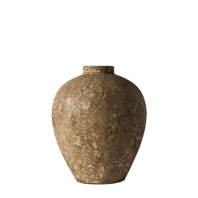 Luna Blumentopf Beige Terrakotta Ø32