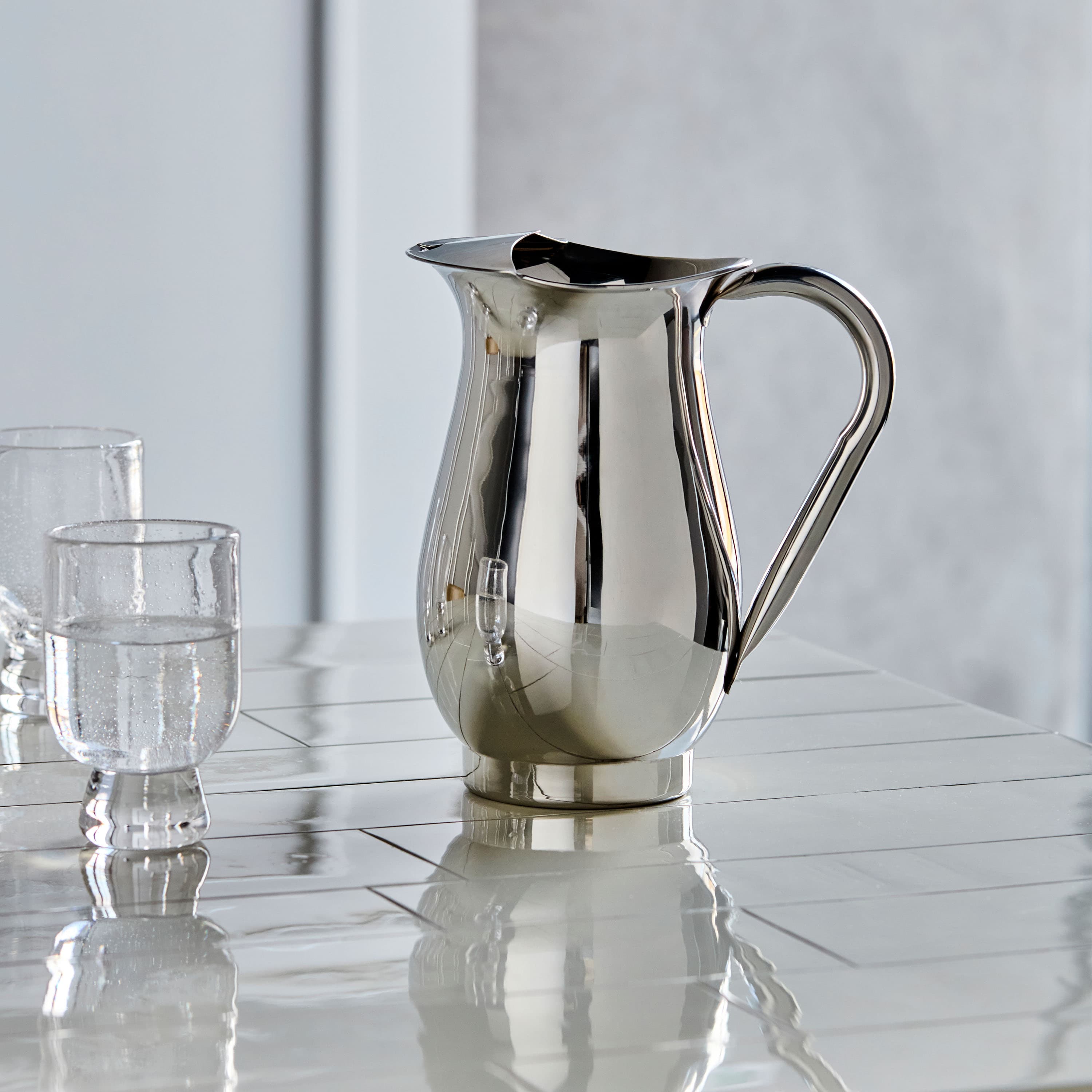 Jug Kanna Silver Finish 22cm