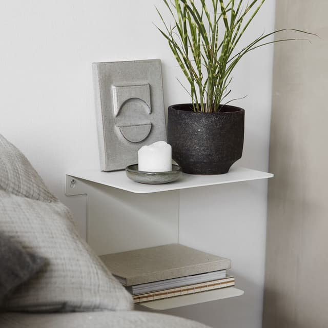 Bücherwandregal Weiß 25x23