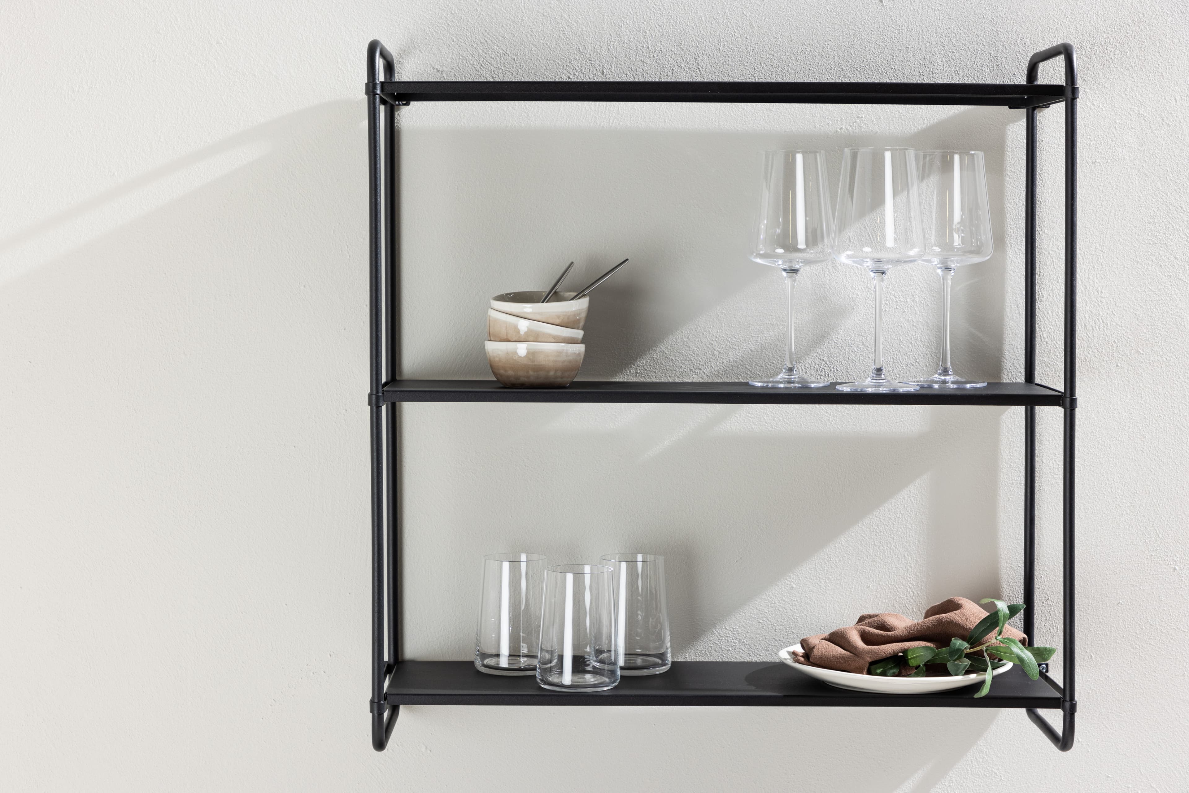 Lyon Vägghylla Black 62cm