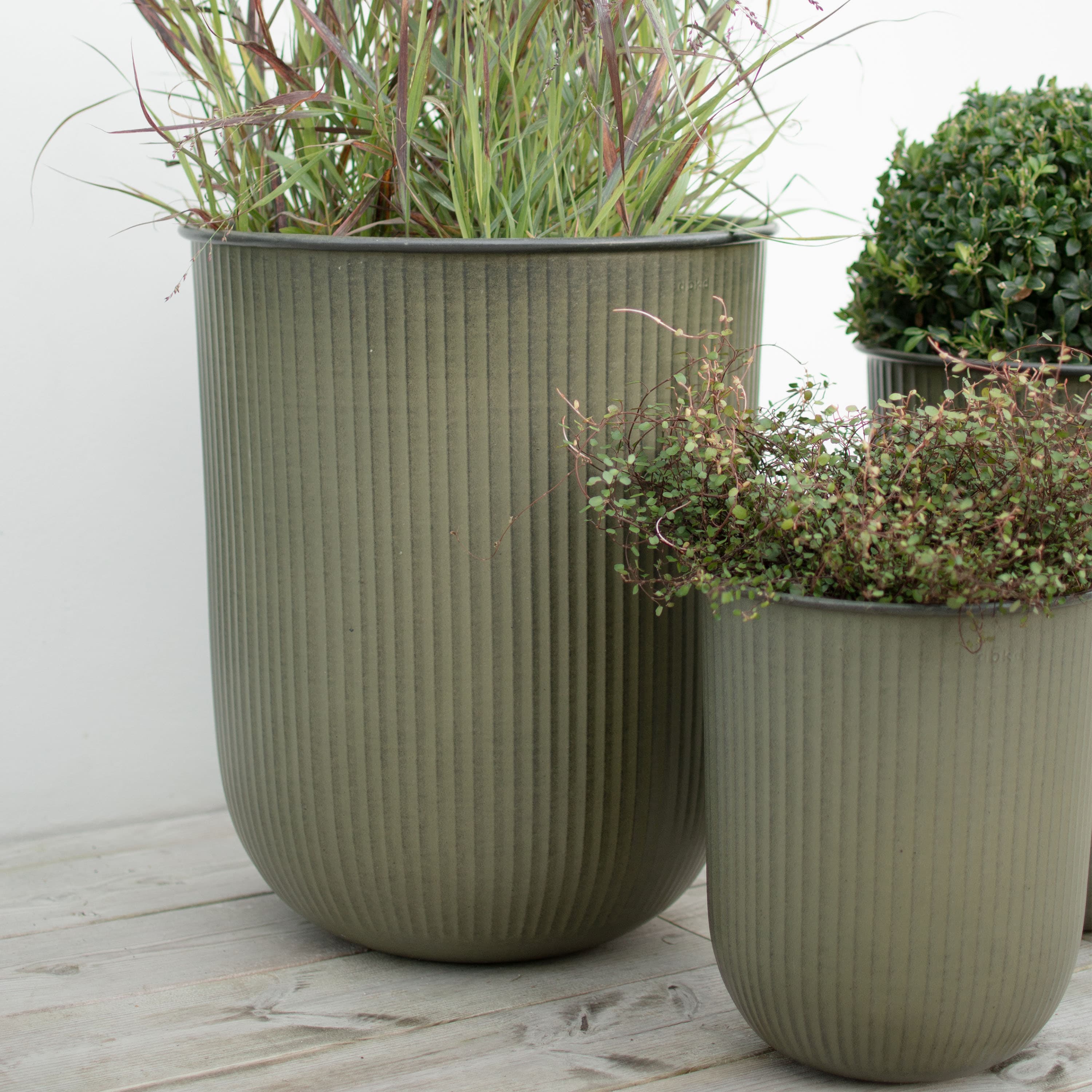 Out Stripe Kruka Green 3-pack