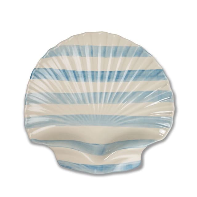 Armona Serving Platter Light Blue/White Ø32