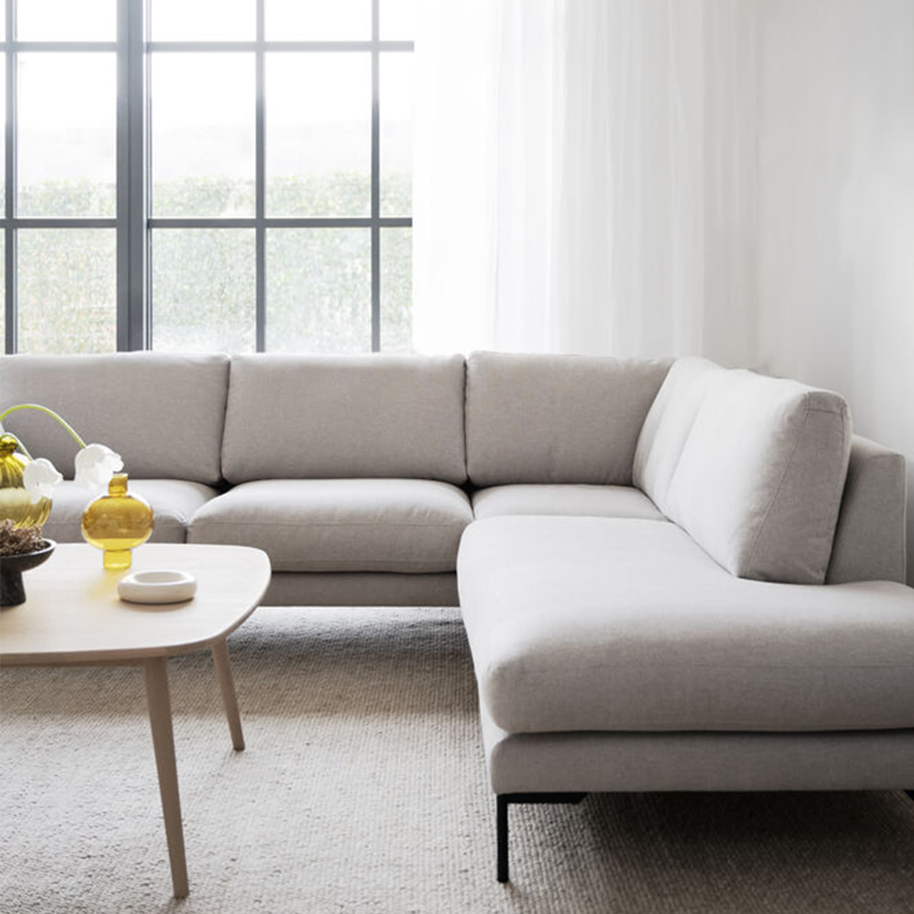 Tompkins Couchtisch Weißpigmentiert 90x90cm