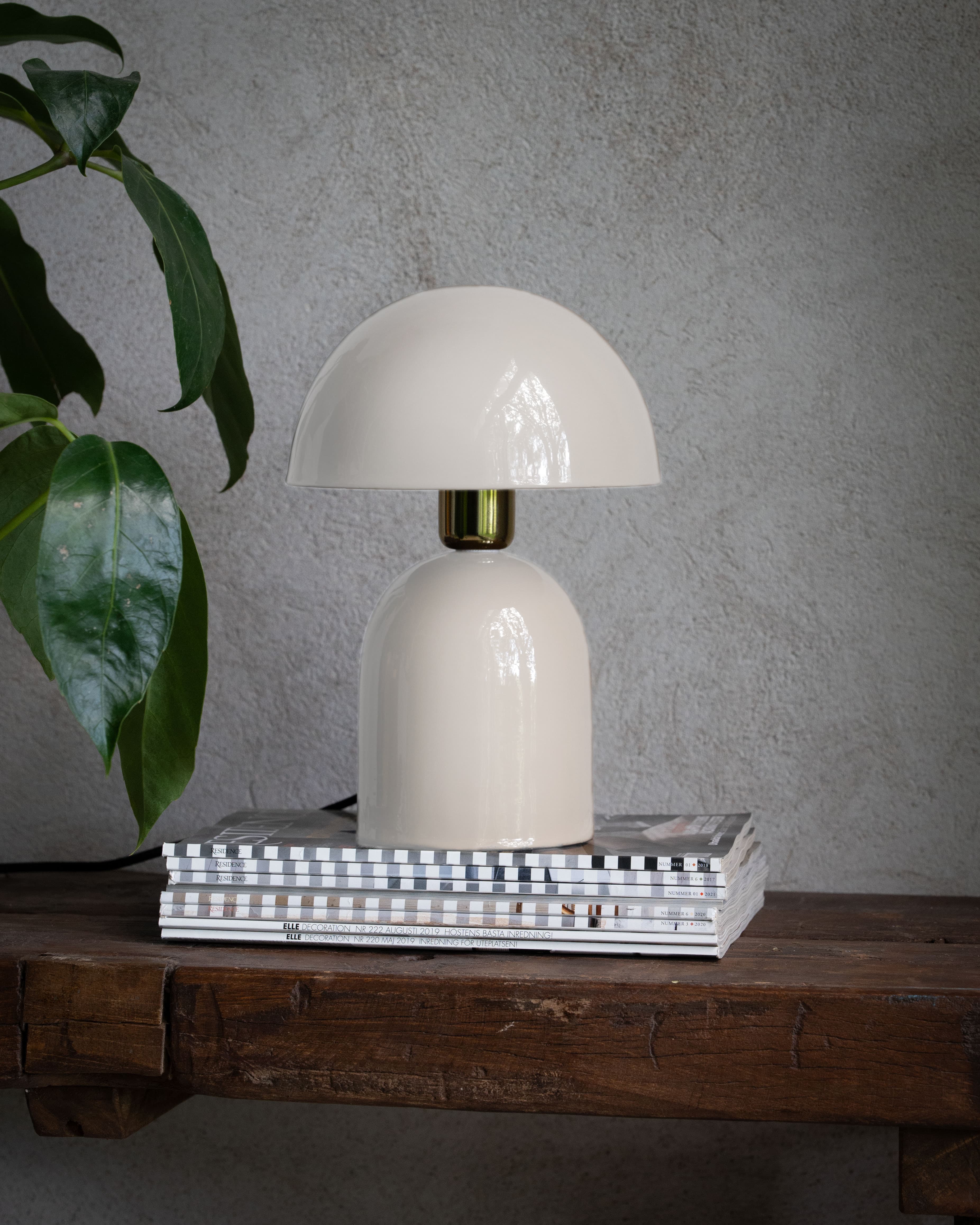 Rome Table Lamp Offwhite 31cm