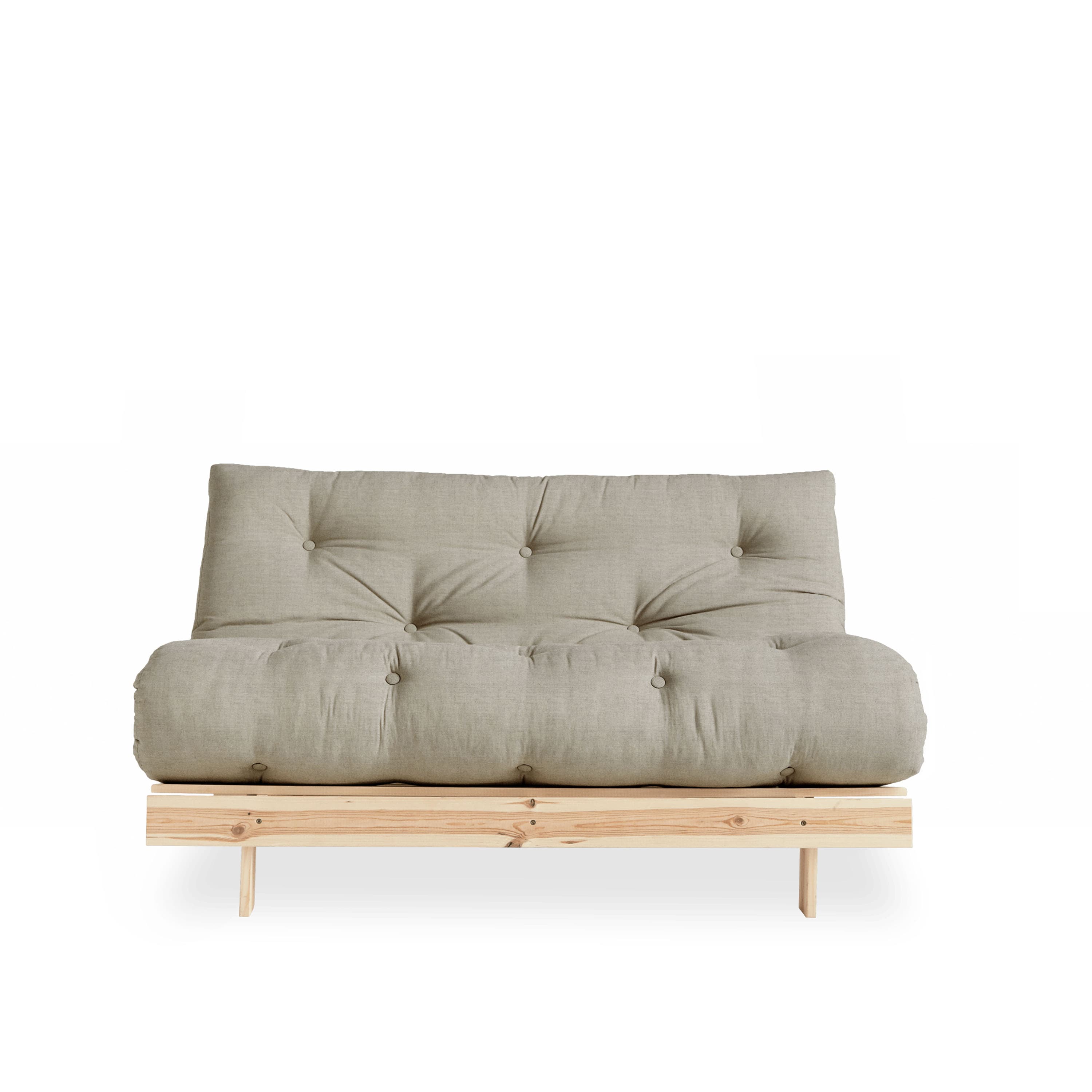 Roots Schlafsofa Natur/Linen 140cm