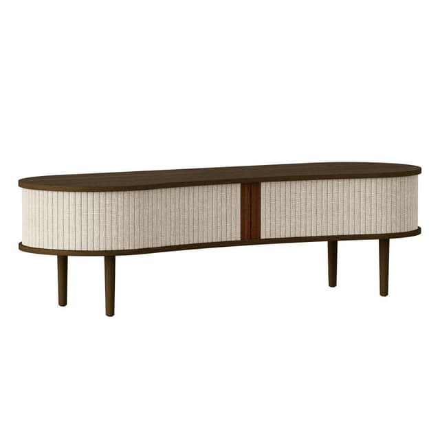 Audacious TV Stand Dark Oak/White Sands 140cm