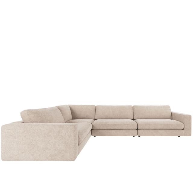 Duncan 2+3-Sitzer Ecksofa Hellgrau