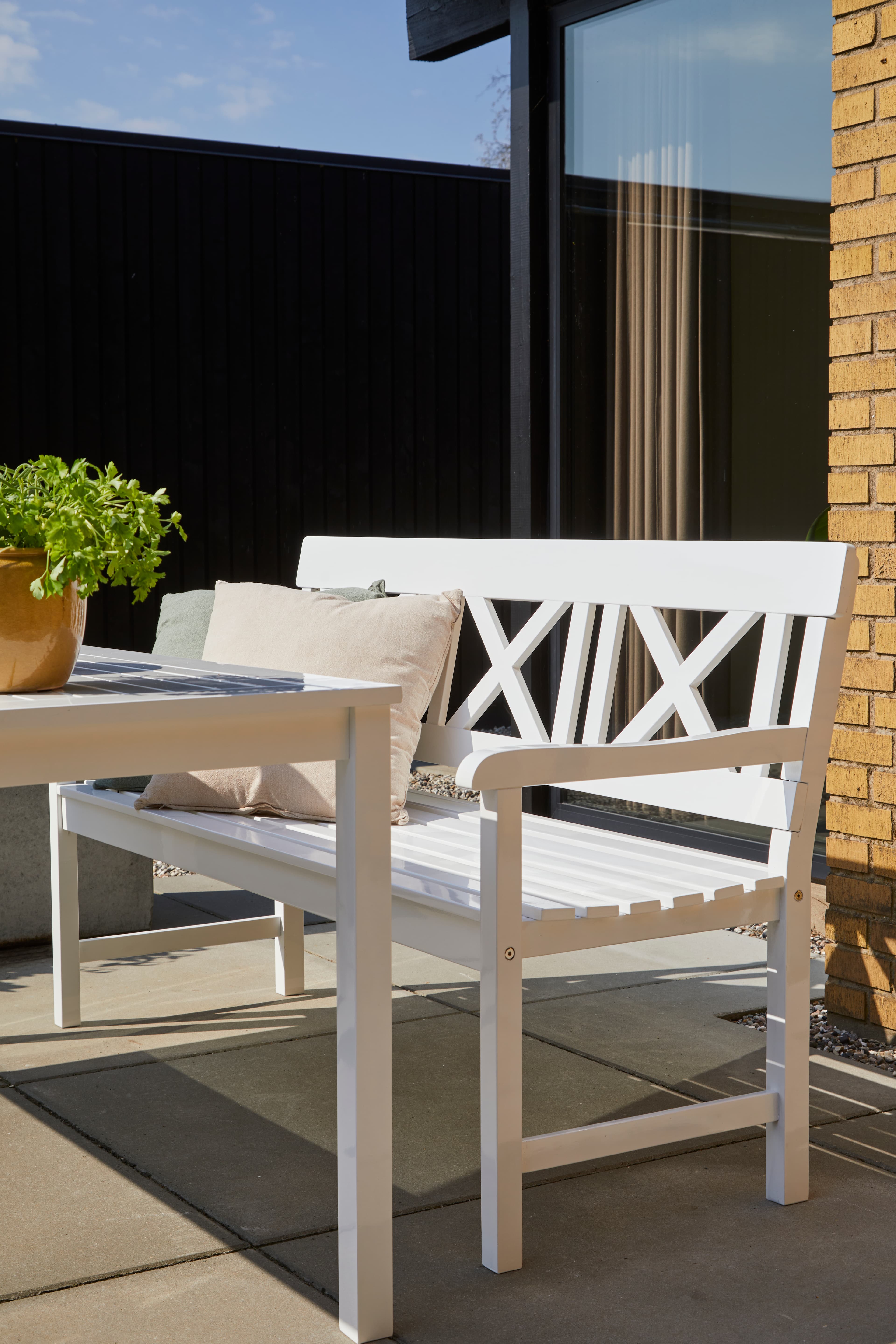 Rosenborg 3-Sitzer Sofa Weiß