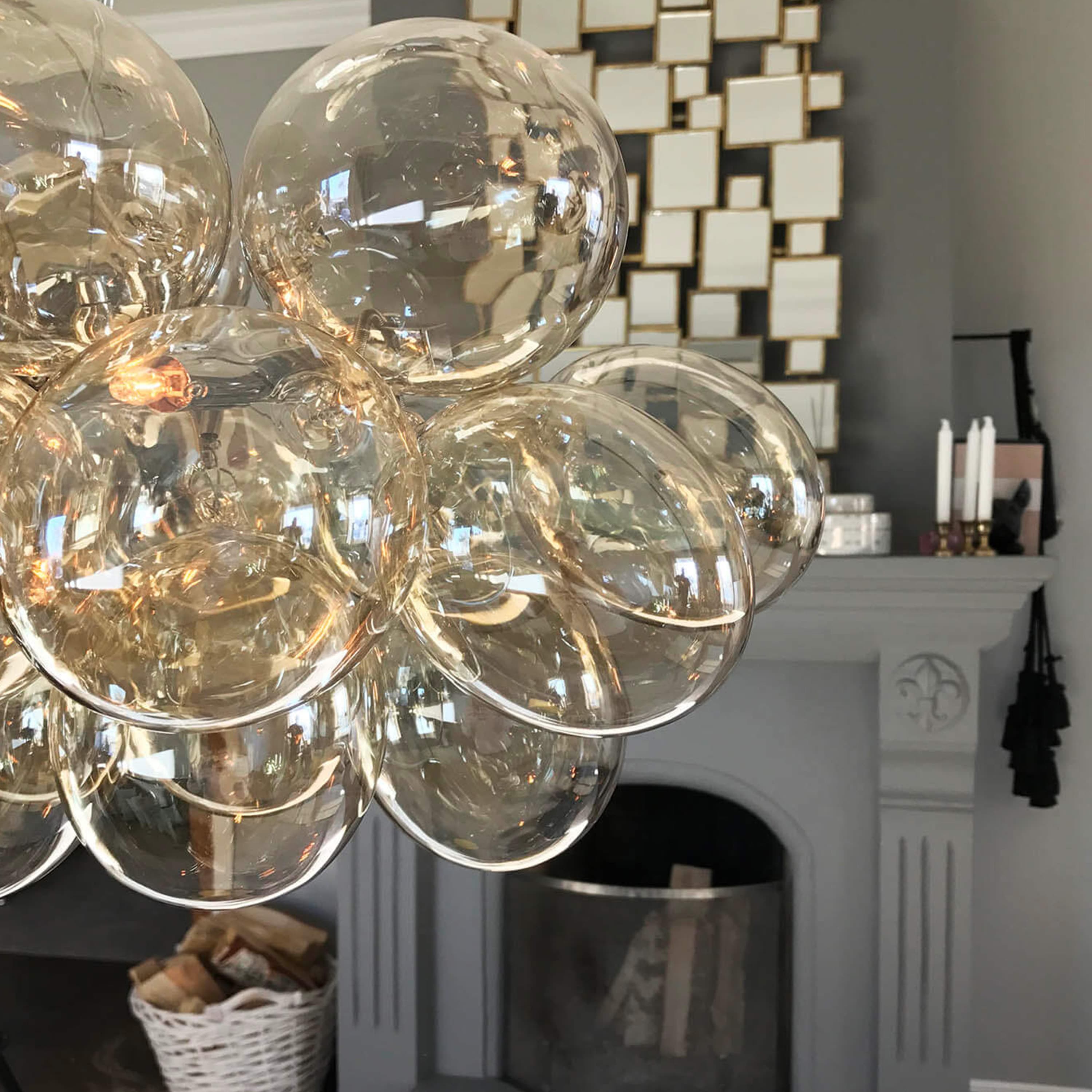 Gross Bar Ceiling Lamp Amber