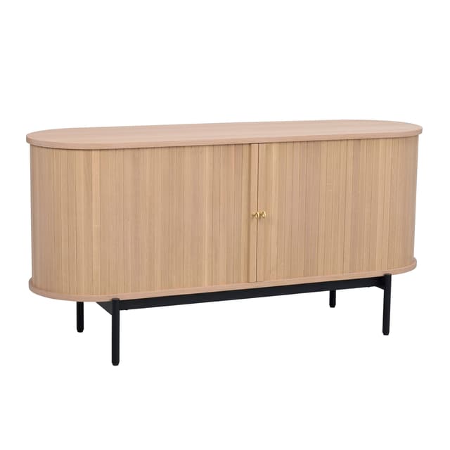 Haddington Sideboard White Pigmented/Black 142cm