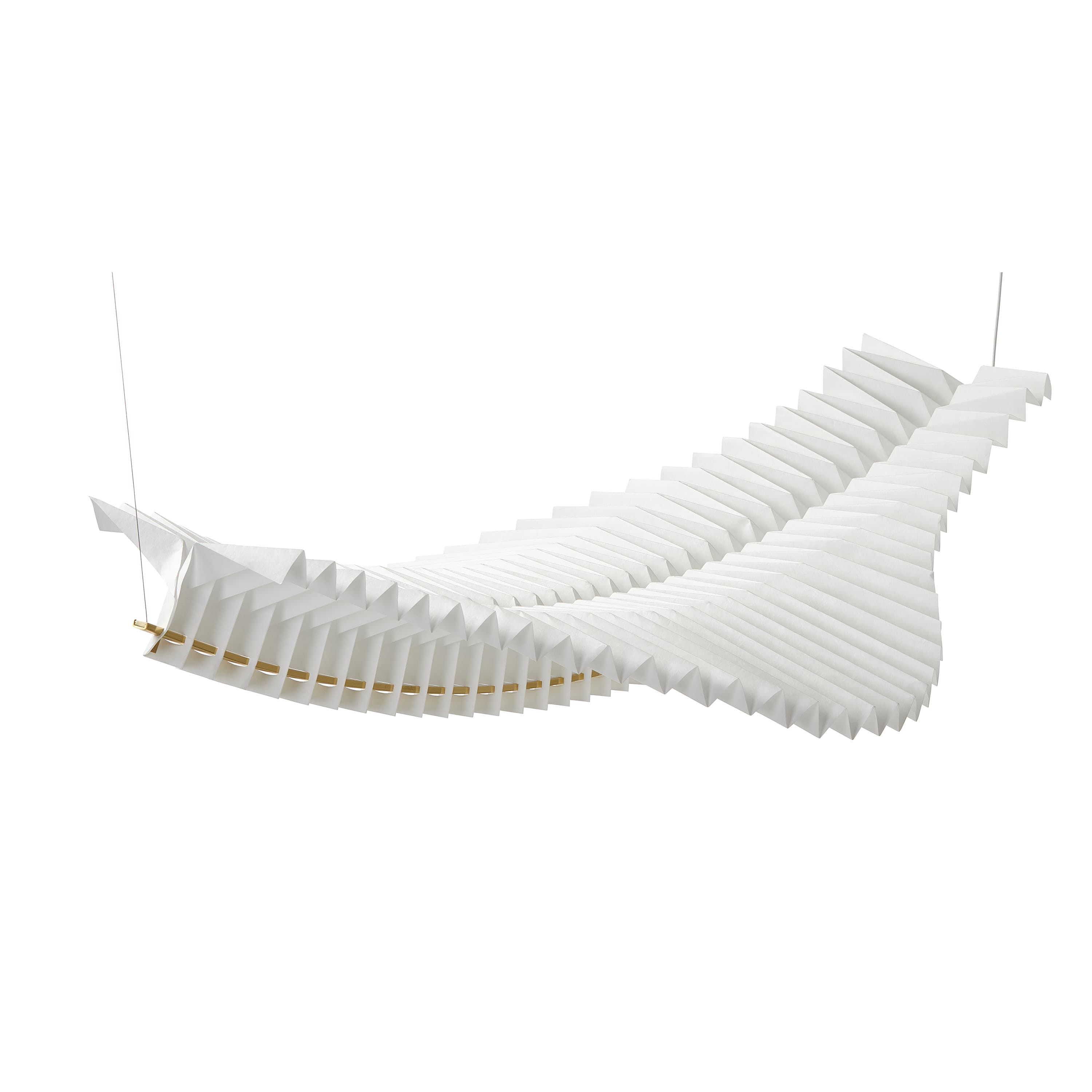 Sora Taklampa Solid Brass/White