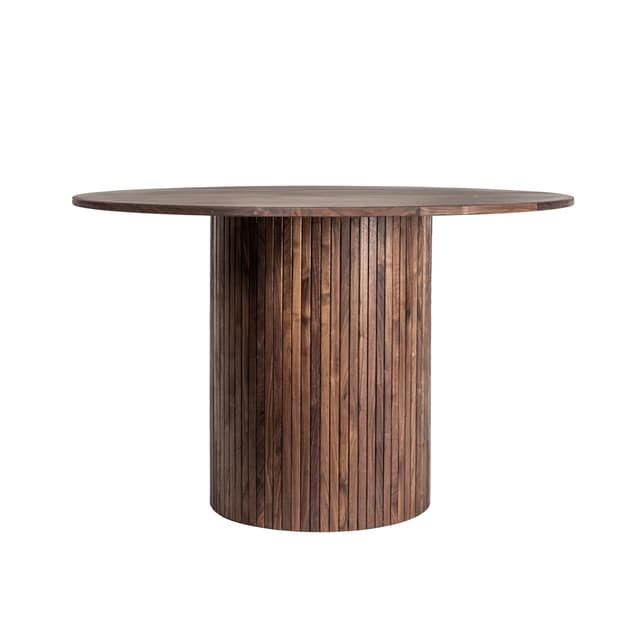 Adele Dining Table Walnut Ø115