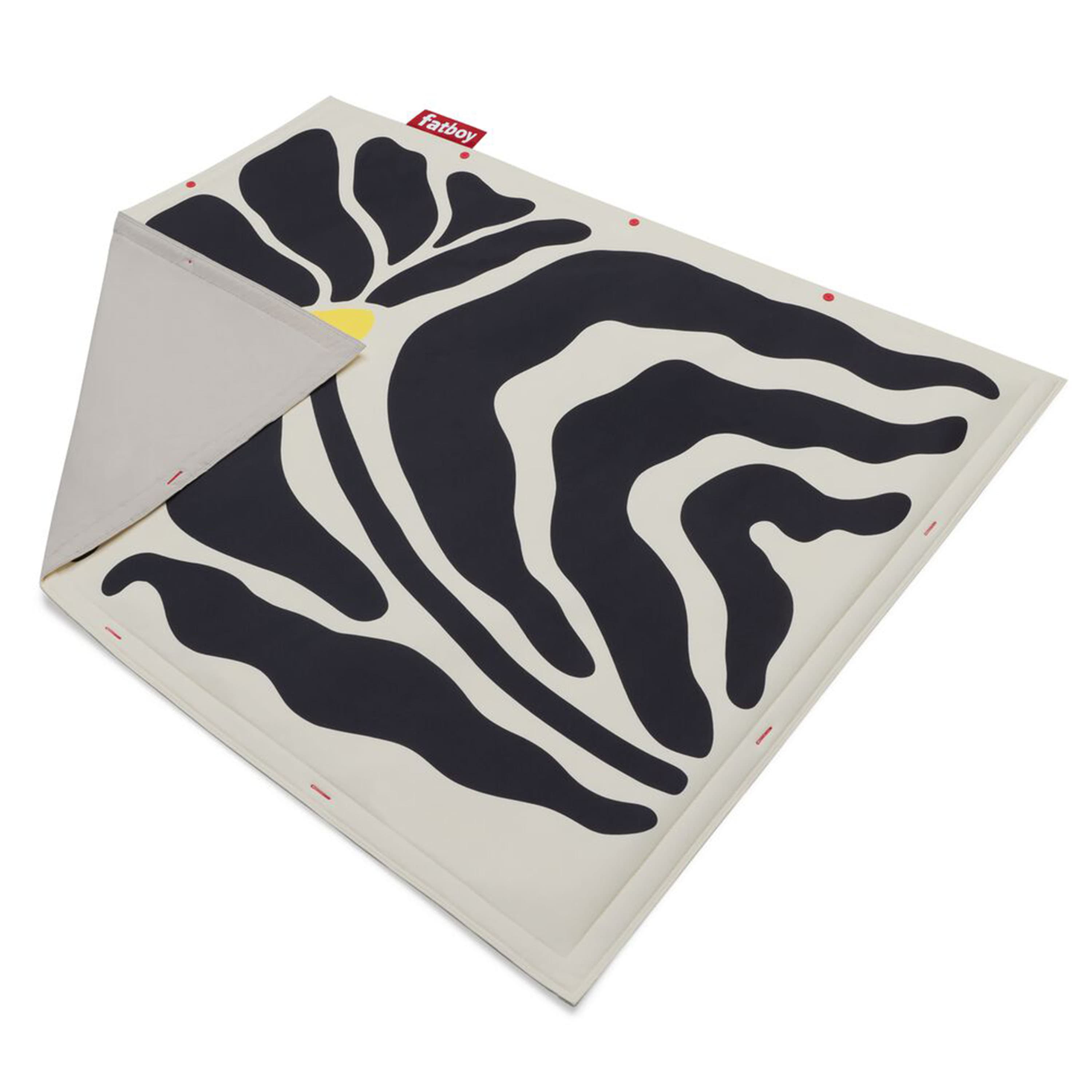 Flying Carpet Outdoor-Teppich Botanic Creme/Schwarz