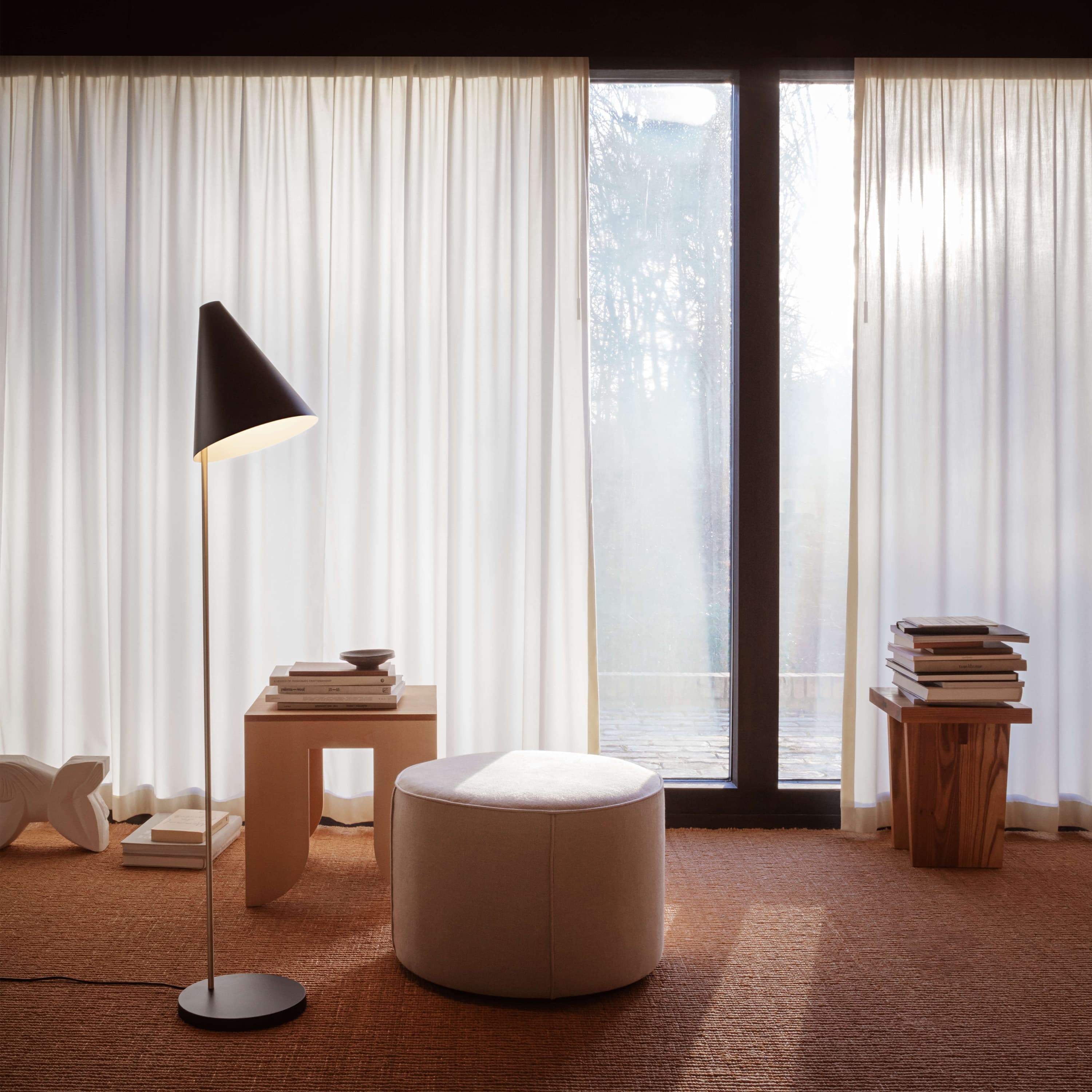 Mosaik Floor lamp Black 135cm