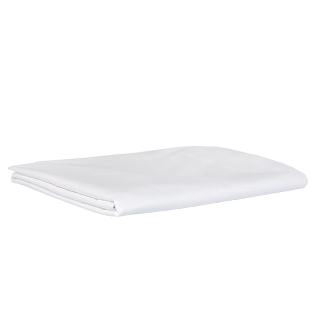 Satina Flat Sheet Organic White 240x270