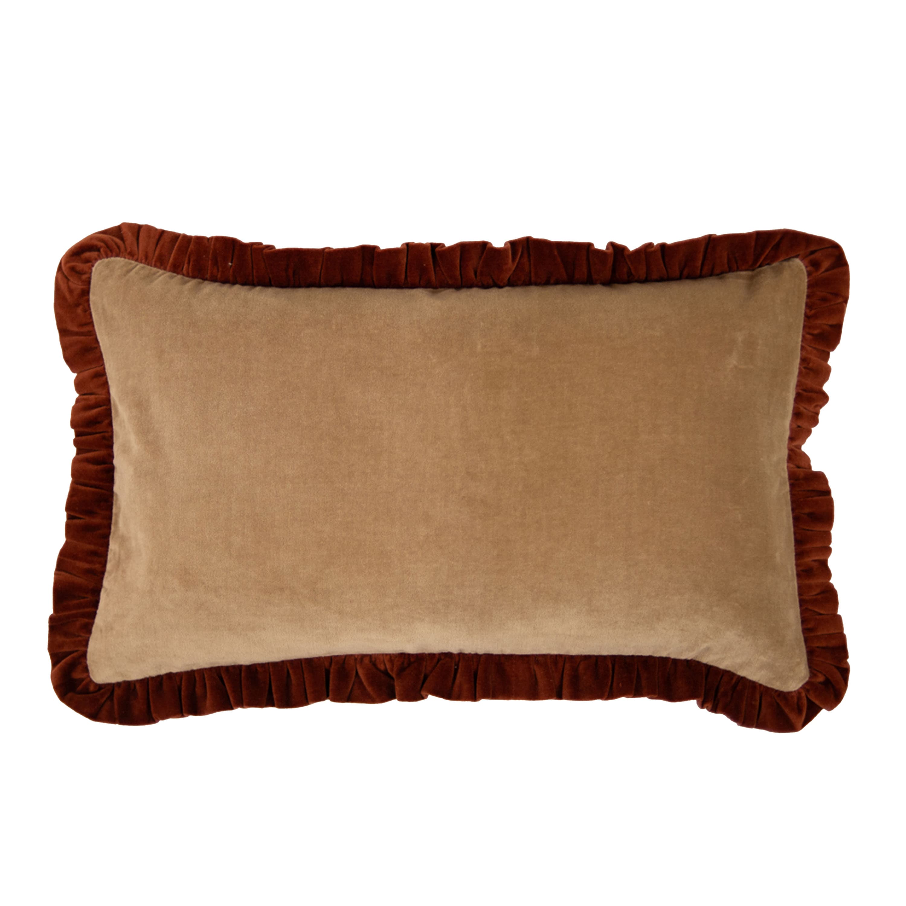 Doris Kuddfodral Beige/Rost 30x50
