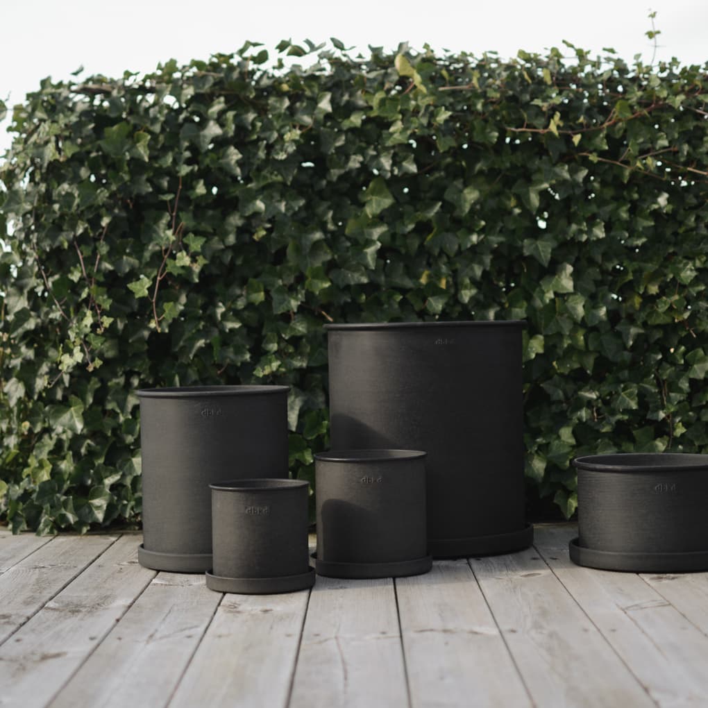 Plant Topf Black Small 2-pack