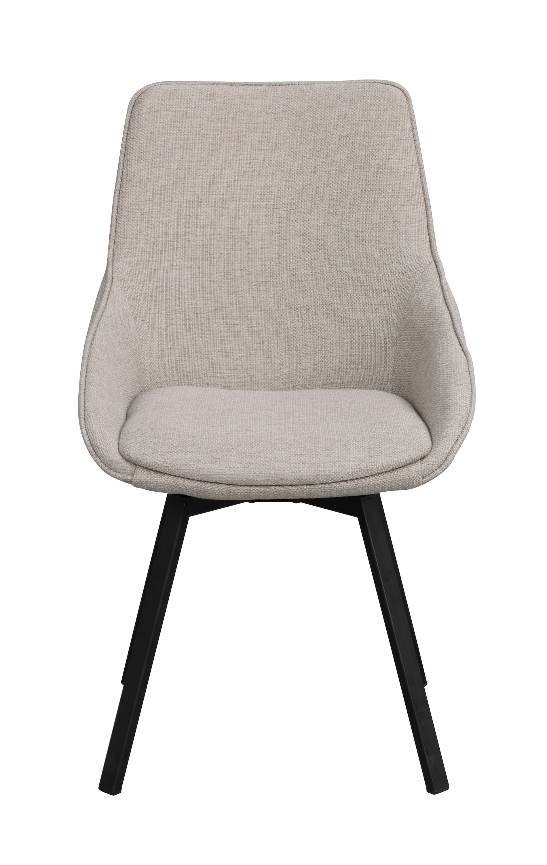 Alison Esszimmerstuhl Beige/Schwarz