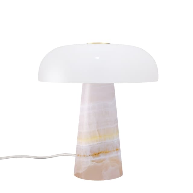 Glossy Mini Tischlampe Pink 24cm