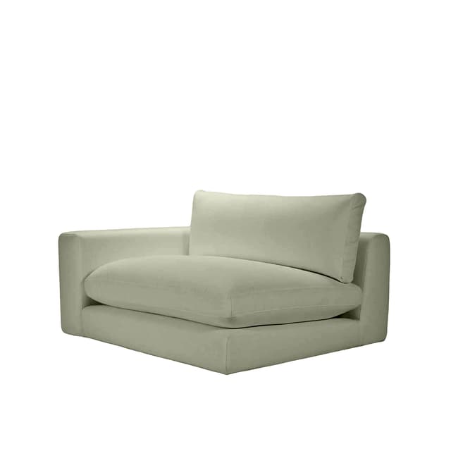 Capri 1,5-Sitzer-Sofamodul mit linker Armlehne Green 142cm