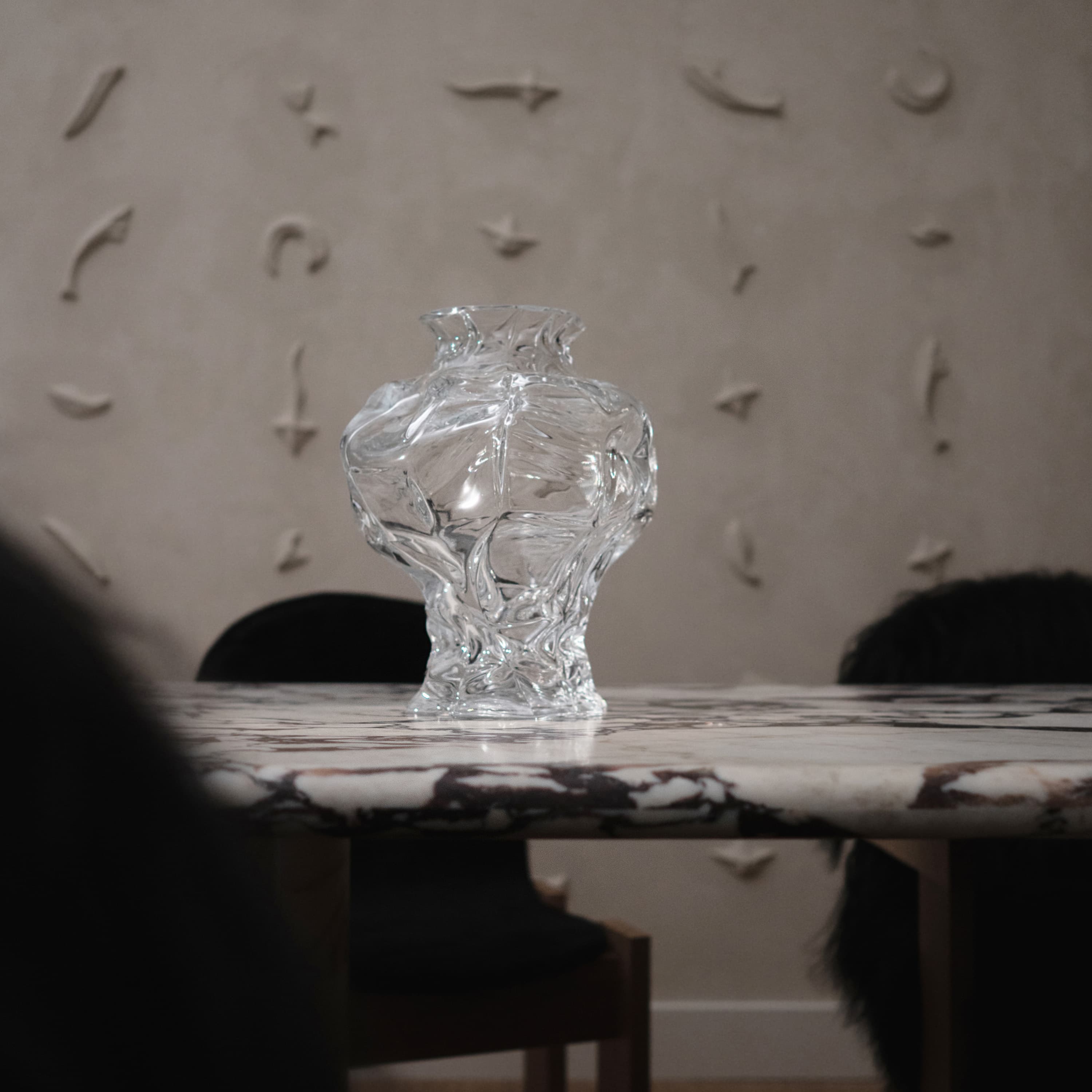 Ammonit Vase Clear Large