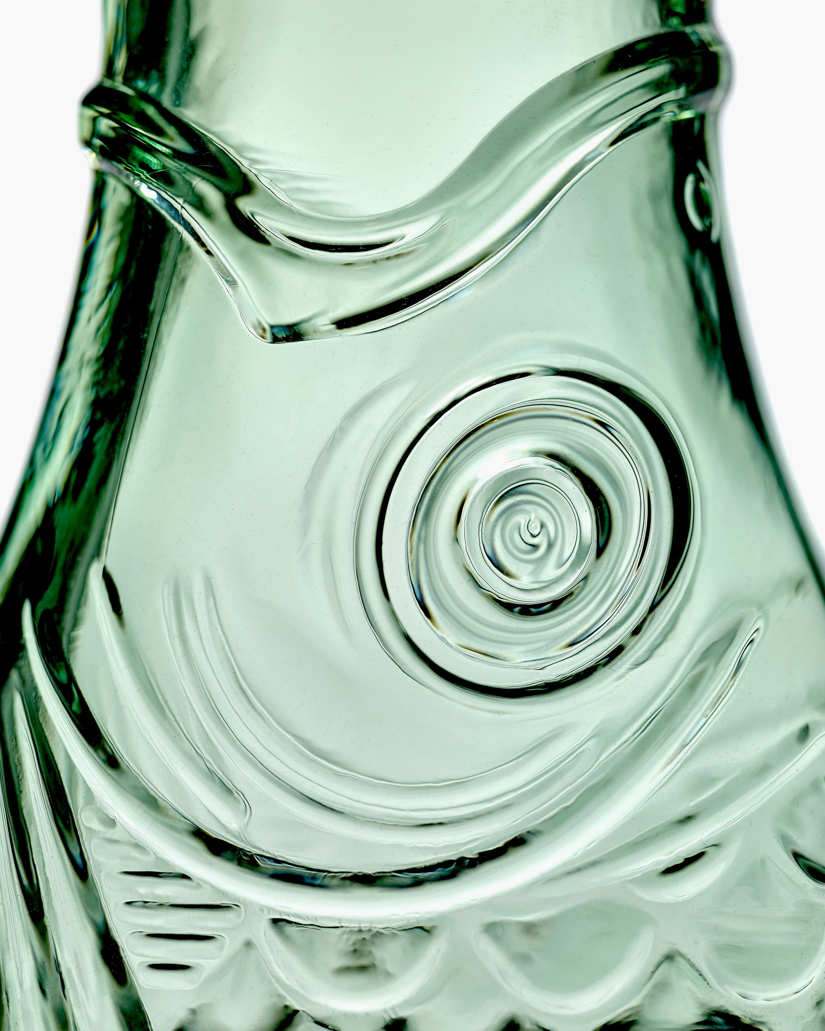 Fish & Fish Fish Carafe Green