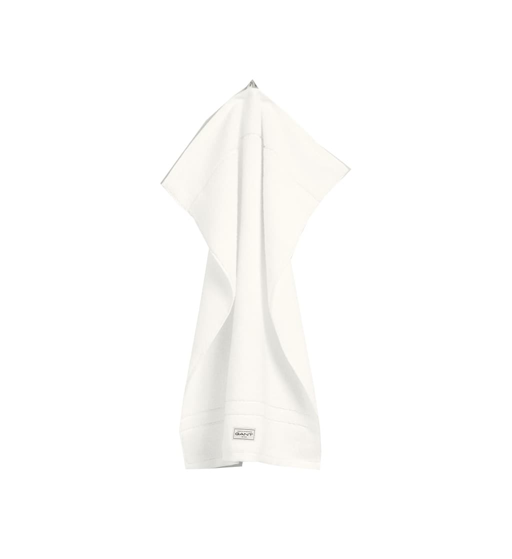Premium Terry Handtuch Weiß 50x70