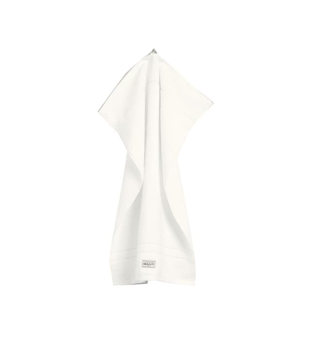 Organic Premium Terry Towel White 50x70