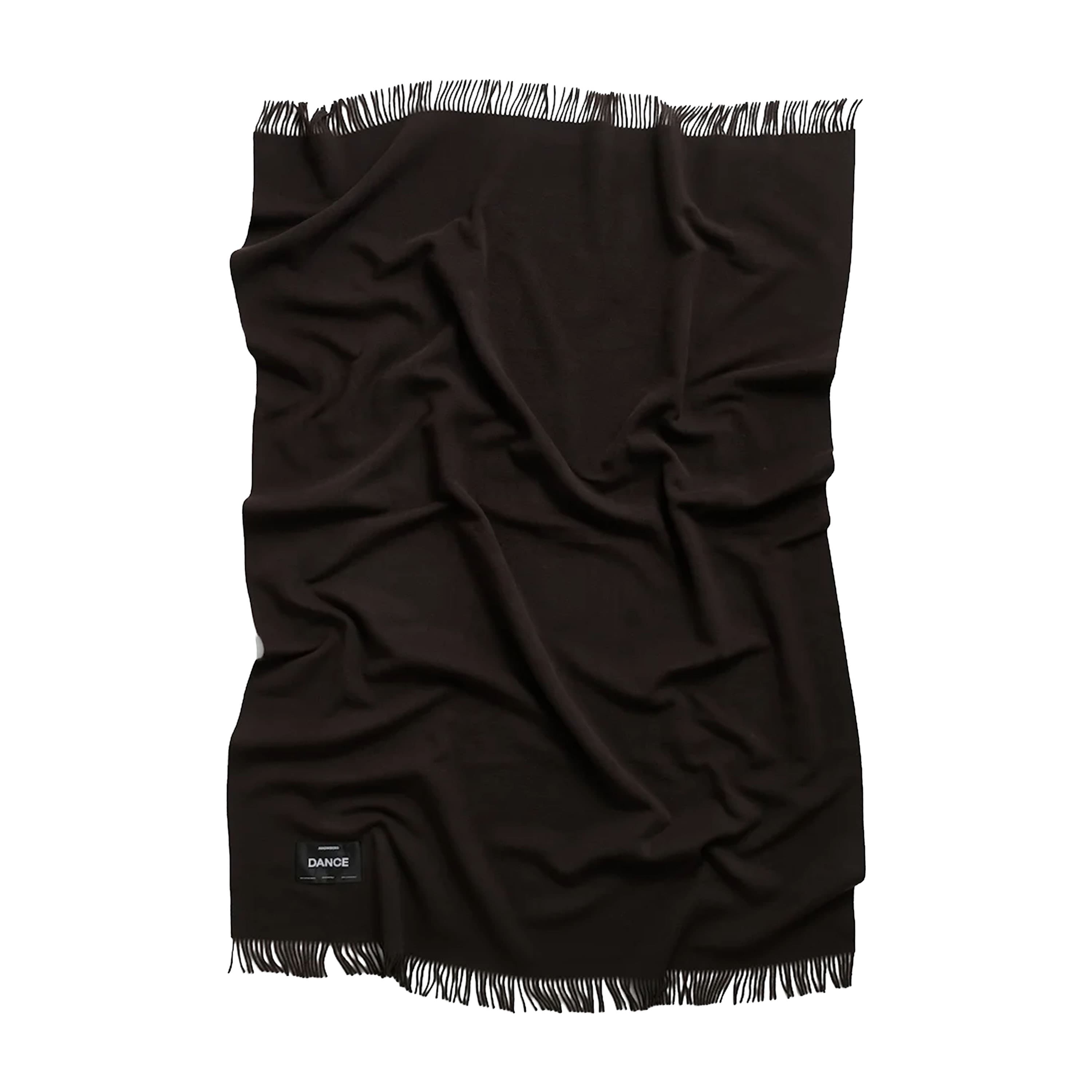 Bold Wool Throw Dark Chocolate