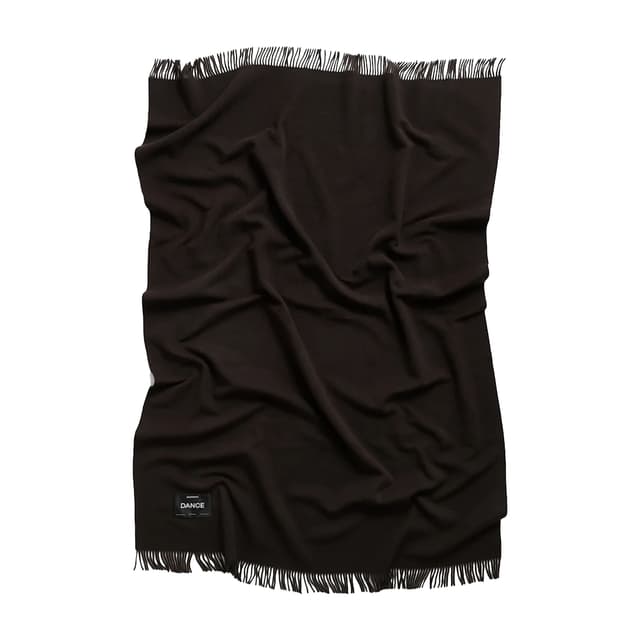 Bold Wool Throw Dark Chocolate