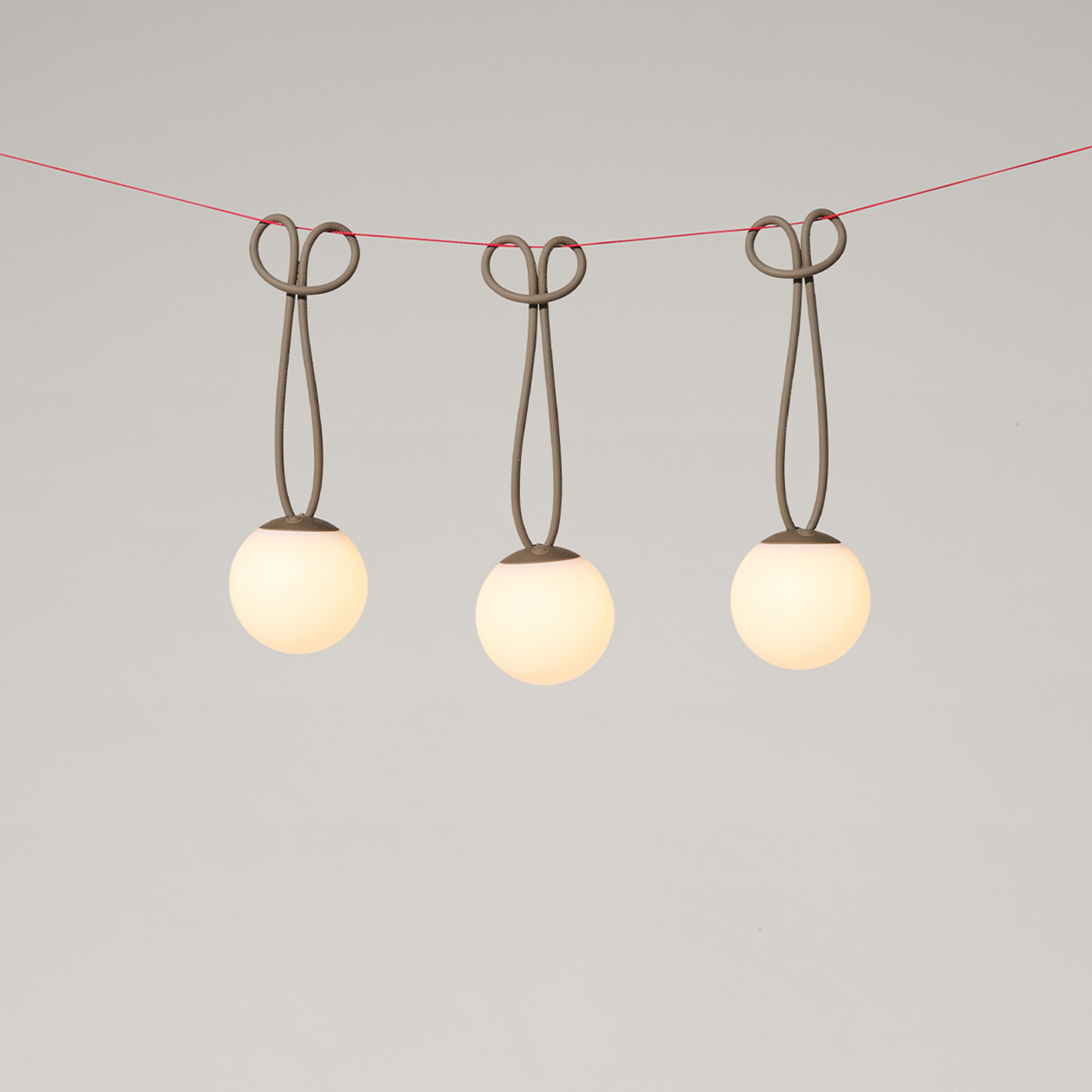Bolleke Mini Portable Lamp Taupe Set of 3