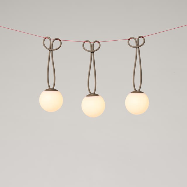 Bolleke Mini Portable Lamp Taupe Set of 3