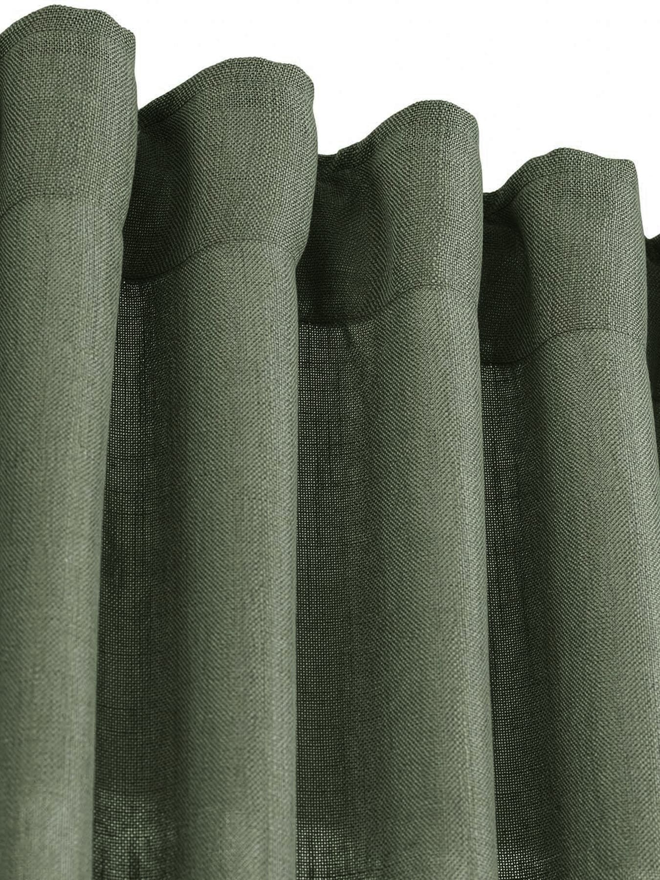 Cecil Curtain Length Moss 260cm Set of 2