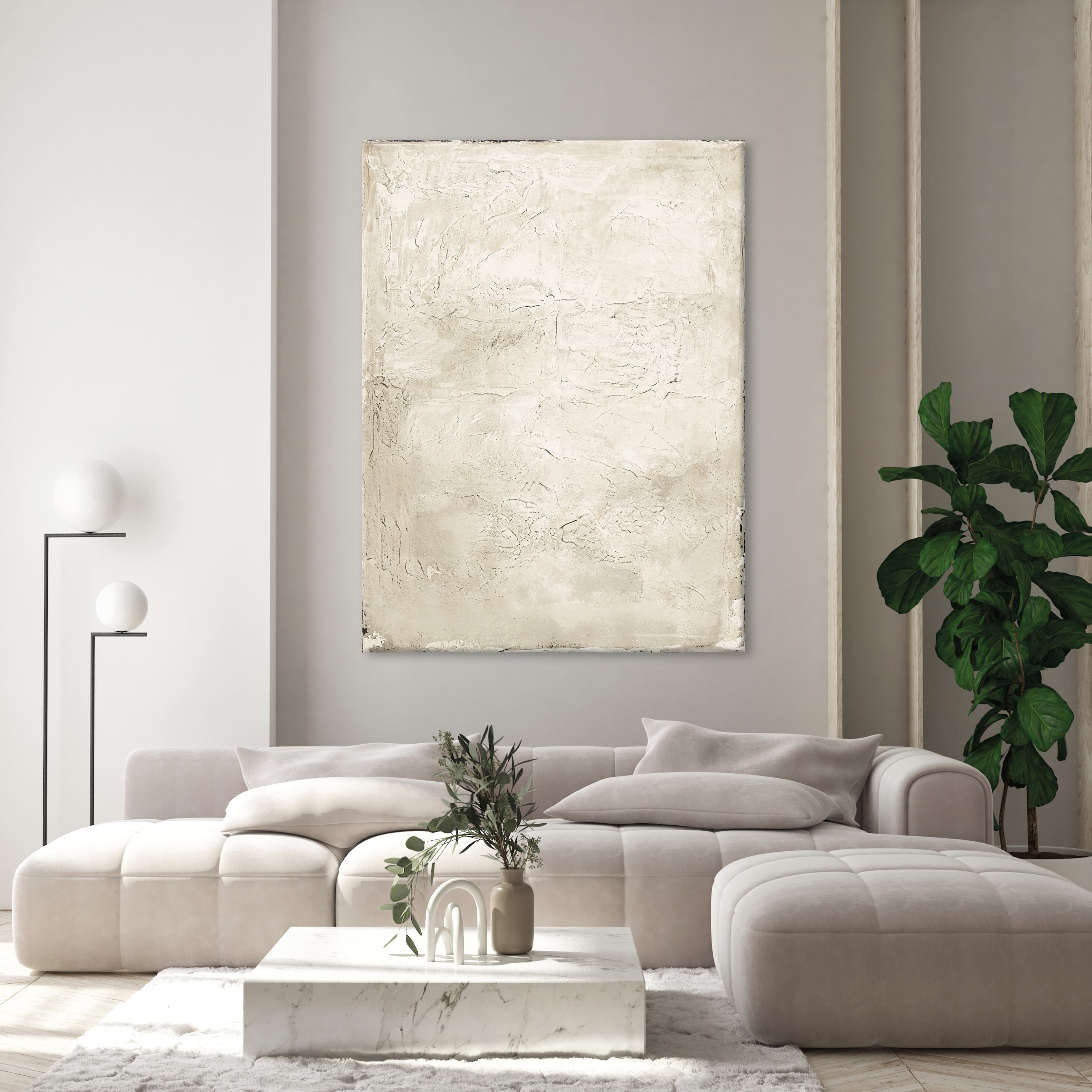 Simple Wohnen 3 Bild ohne Rahmen 90x120cm