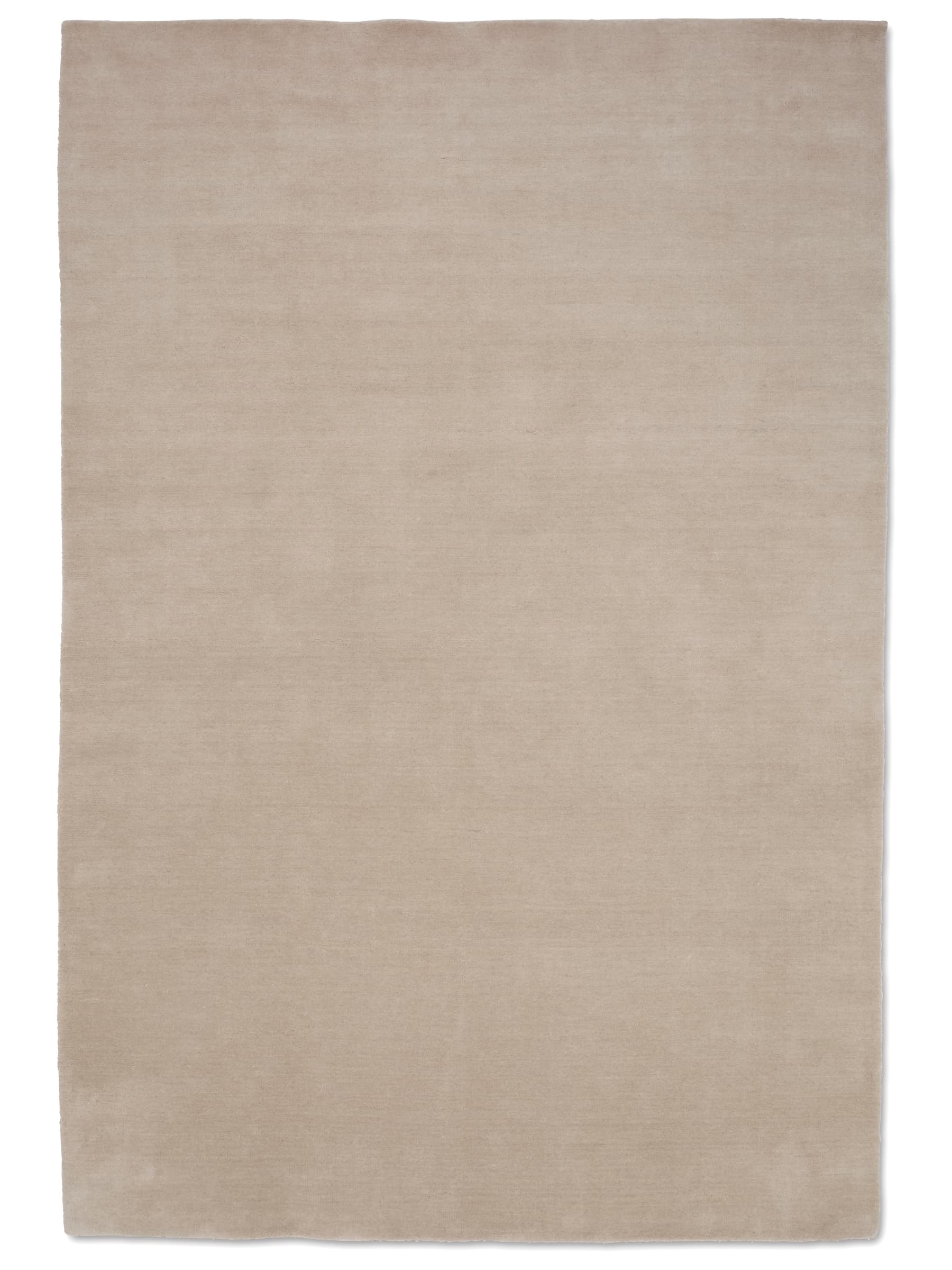 Solid Wollteppich Beige 200x300