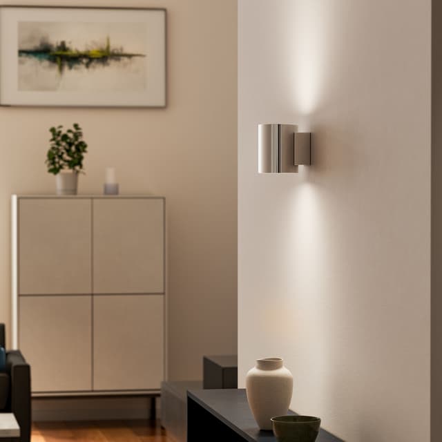 Evoke Wandleuchte Chrom Small