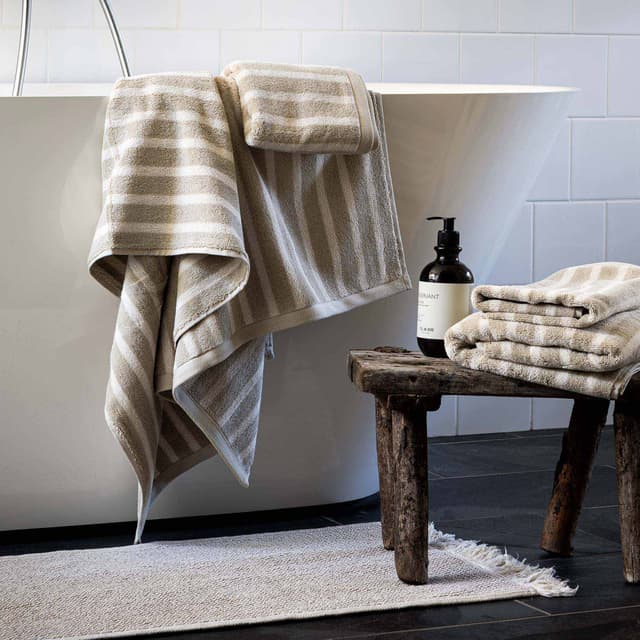 Ellie Bathroom Mat Linen 60x100 cm