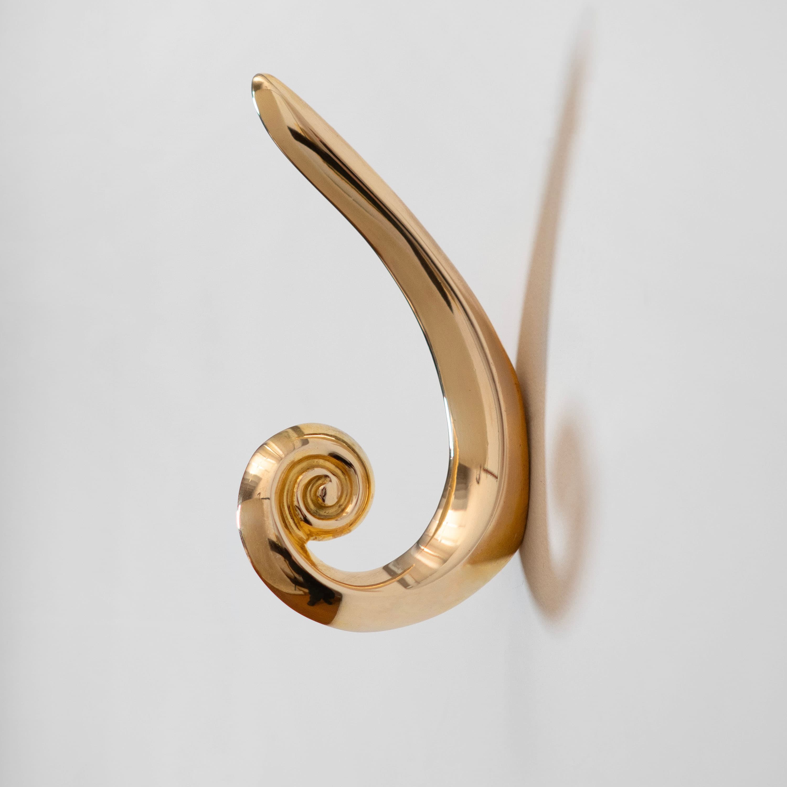 Noelle Wall Hook Brass