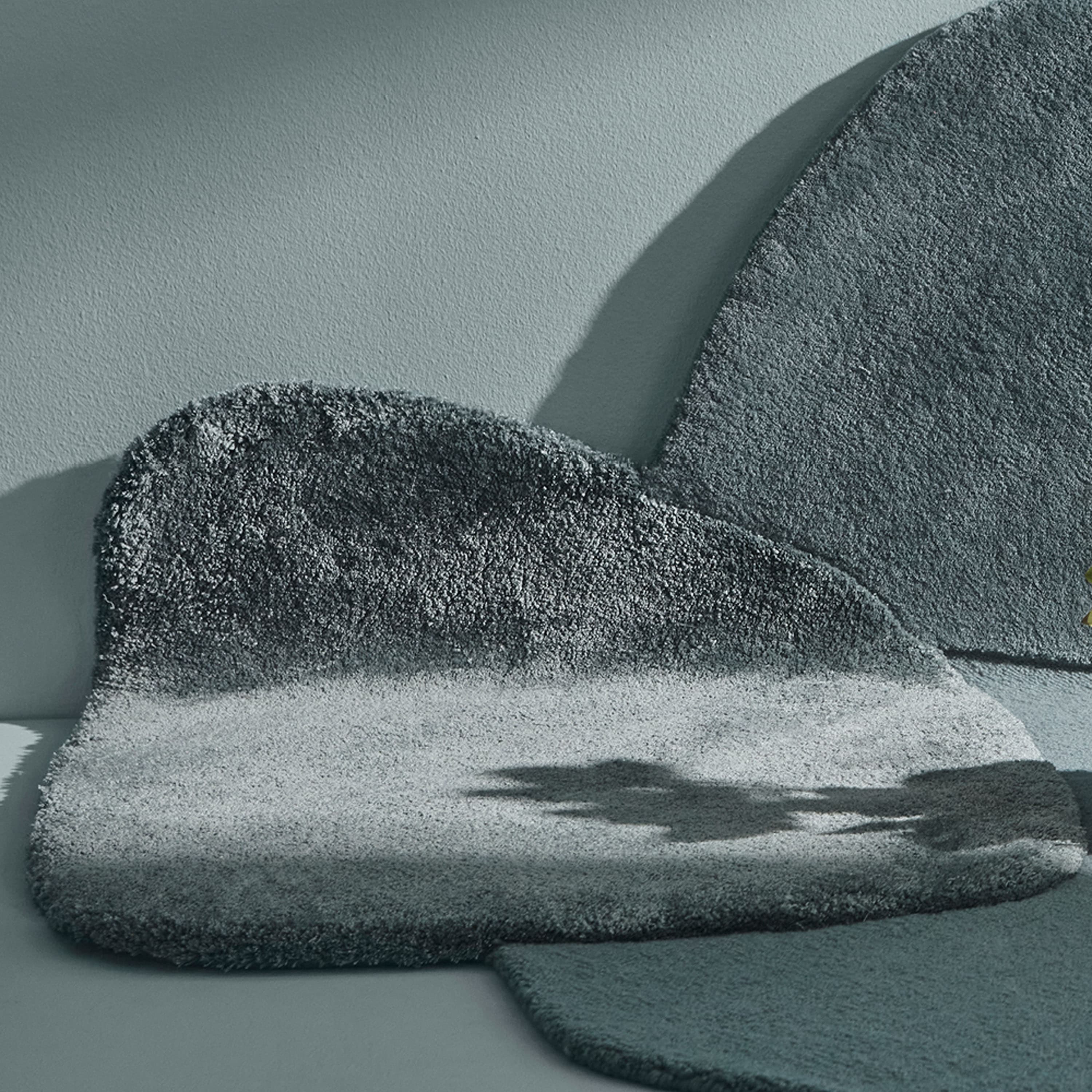 Mola Viskoseteppich Dusty Blue 195x142