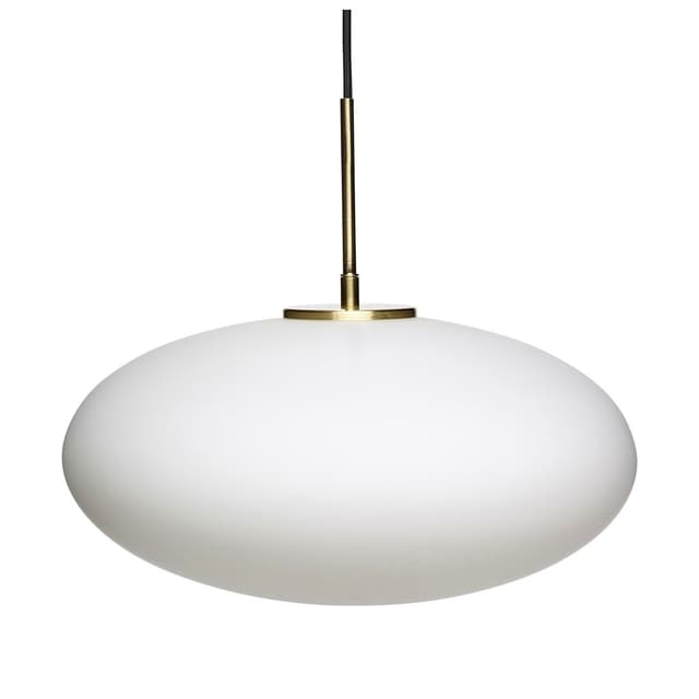 Muse Taklampe Weiß/Messing