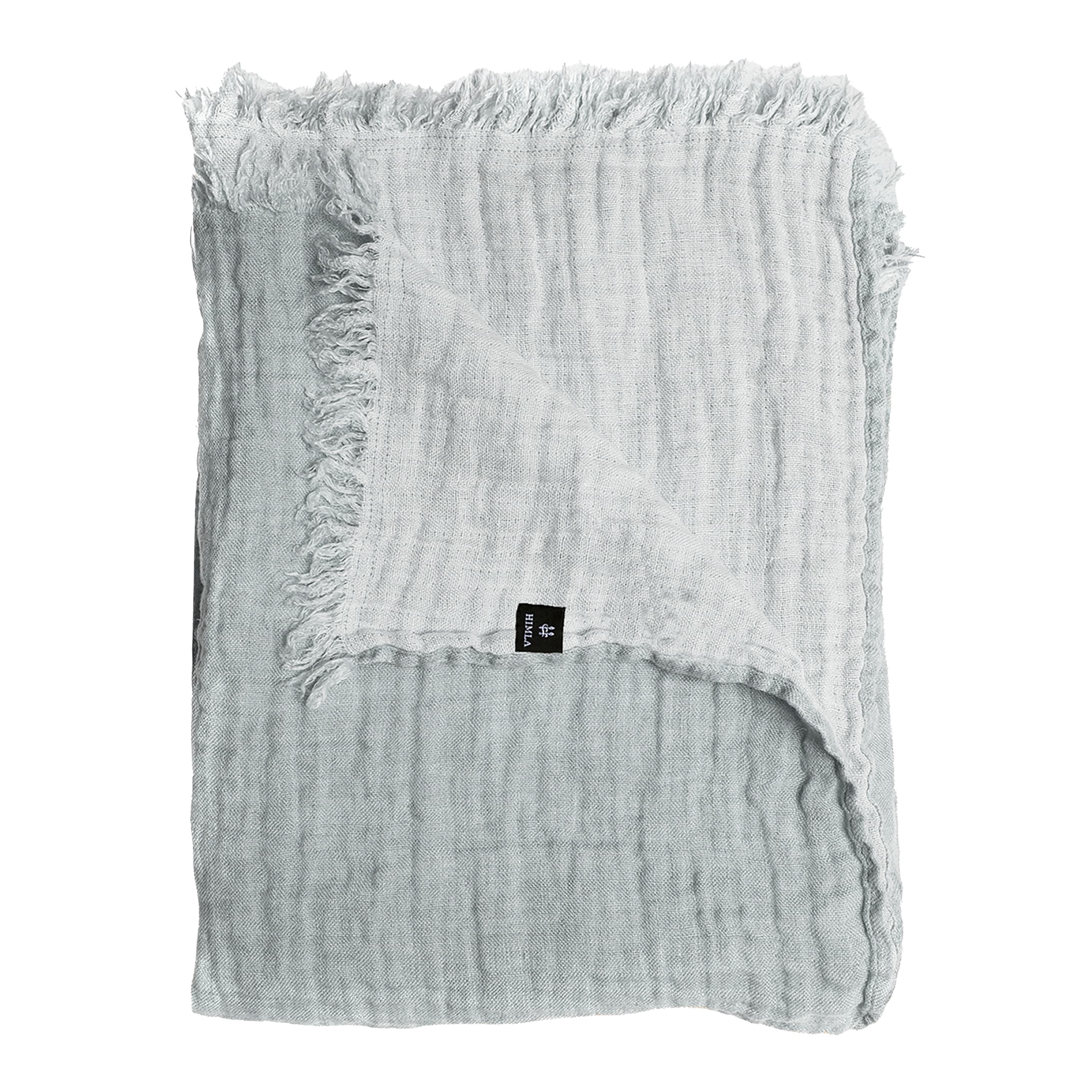 Hannelin Plaid Leinen Cloudy Sky 130x170