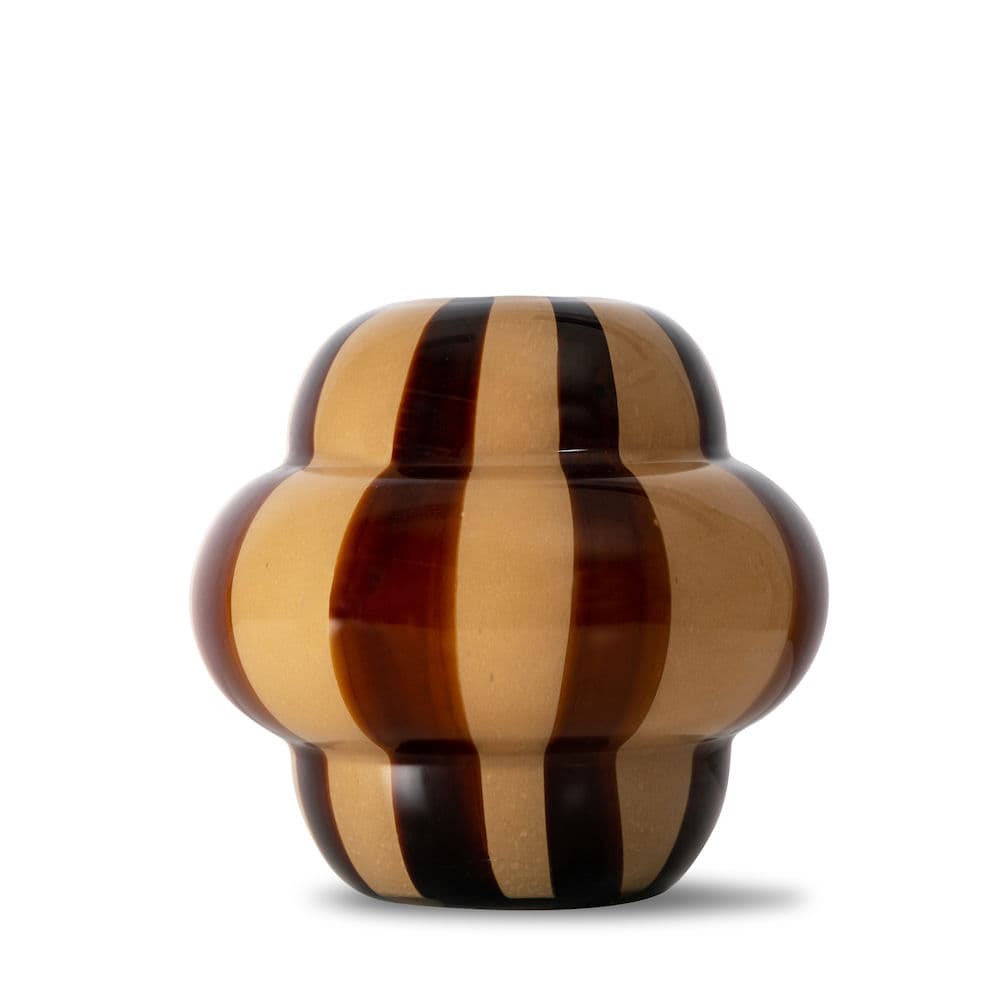 Curlie Vase Braun/Beige 22cm