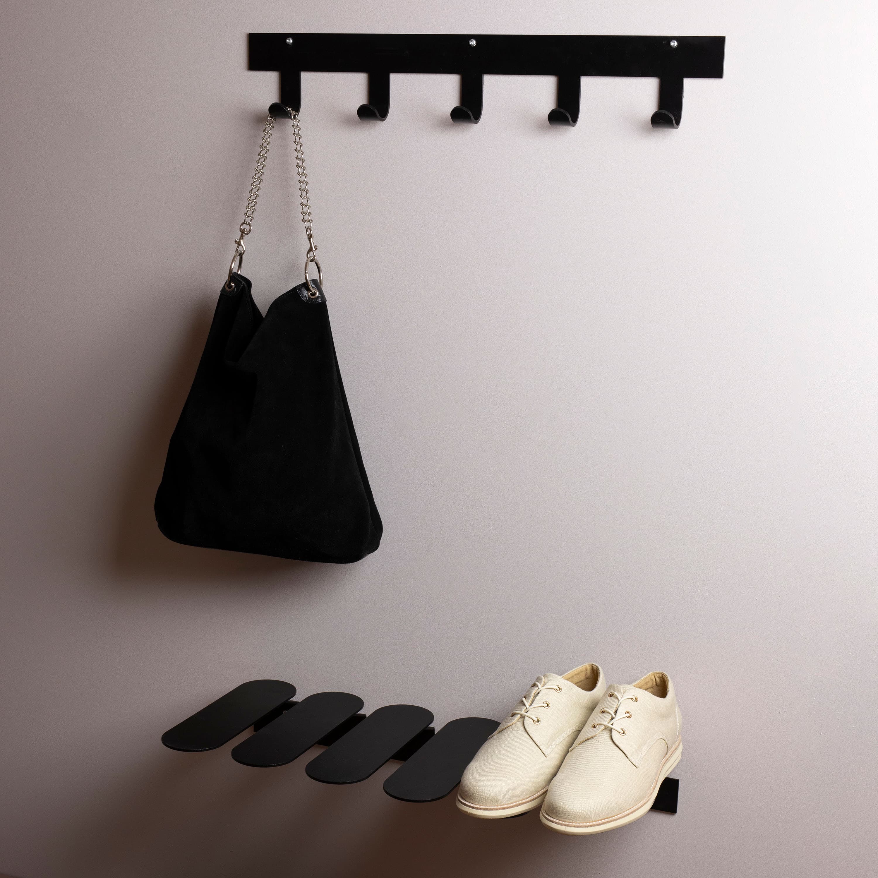 Only Hooks Coat Rack Black