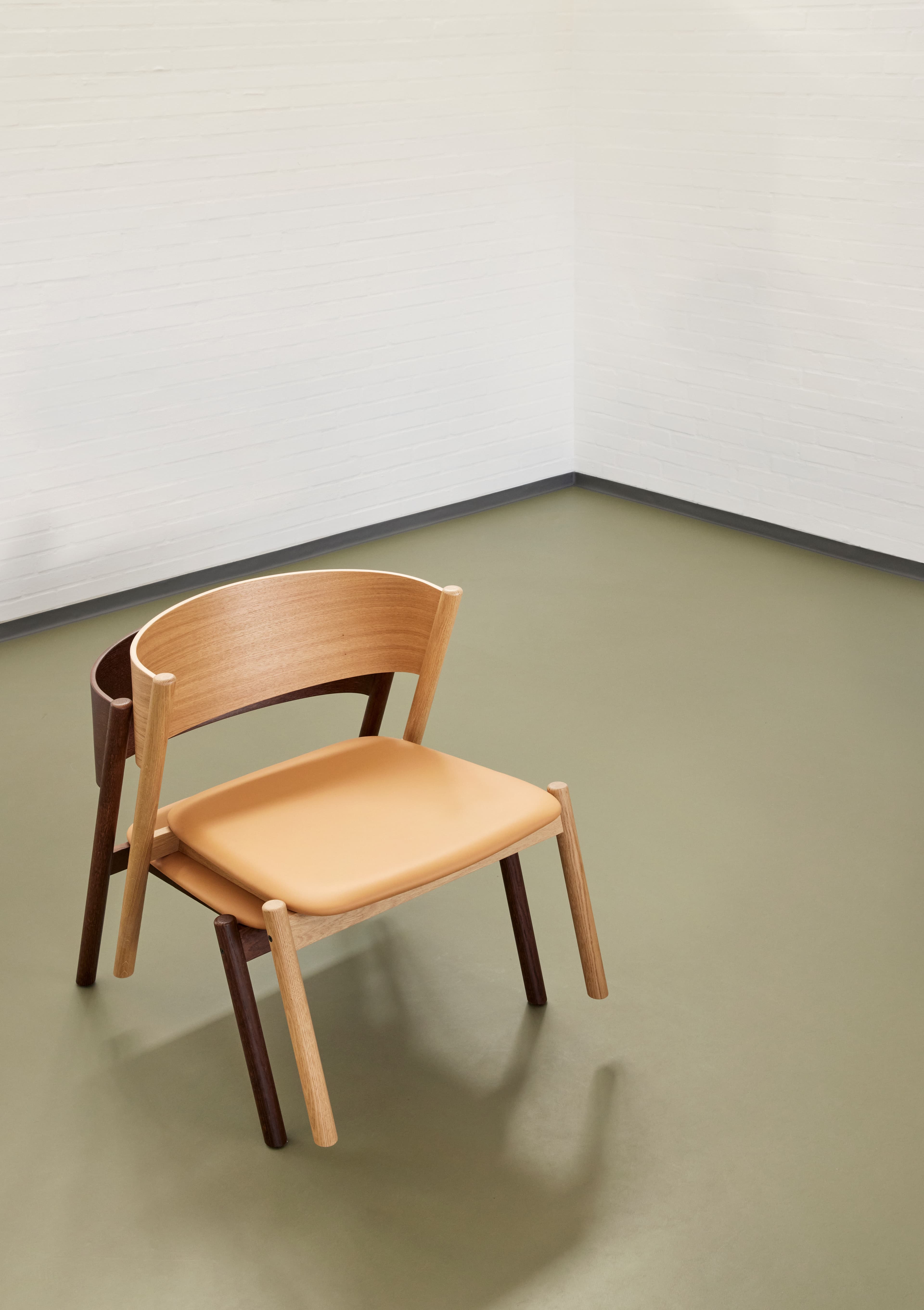 Oblique Lounge Chair Natural