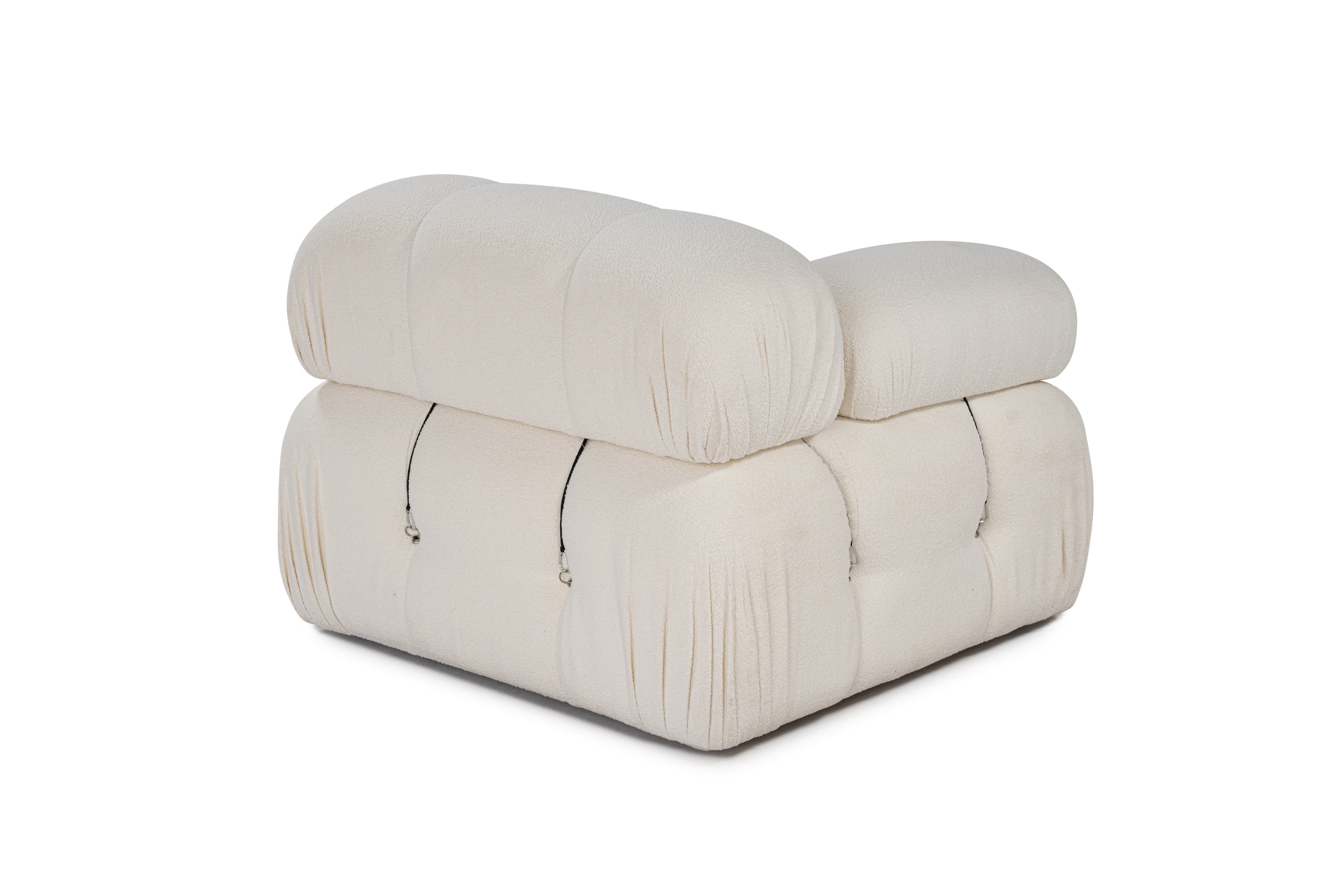 Blanca Linkes Modul White Bouclé