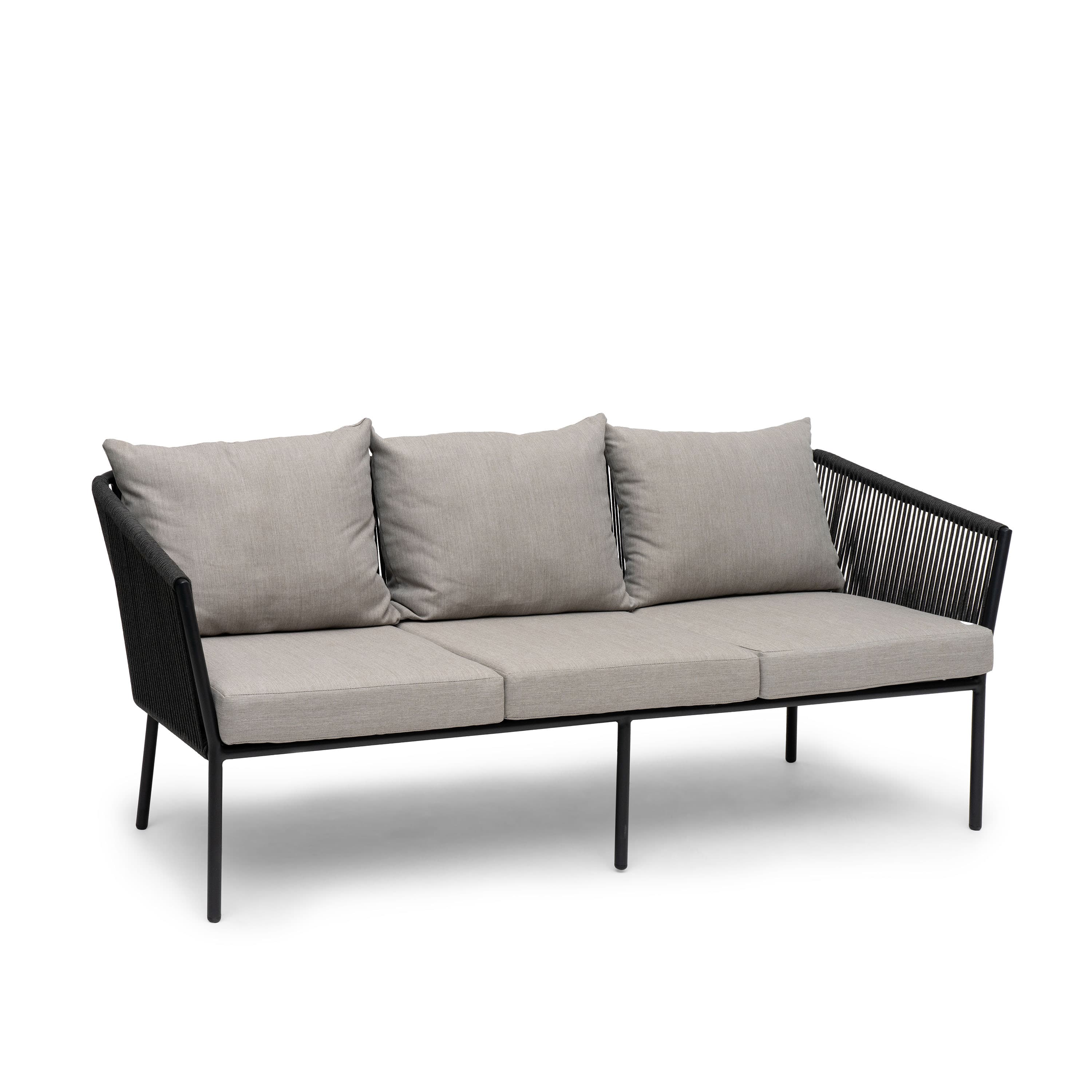 Lersund Sofa Black/Grey