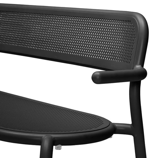 Toni Bankski Bank Anthracite 124cm