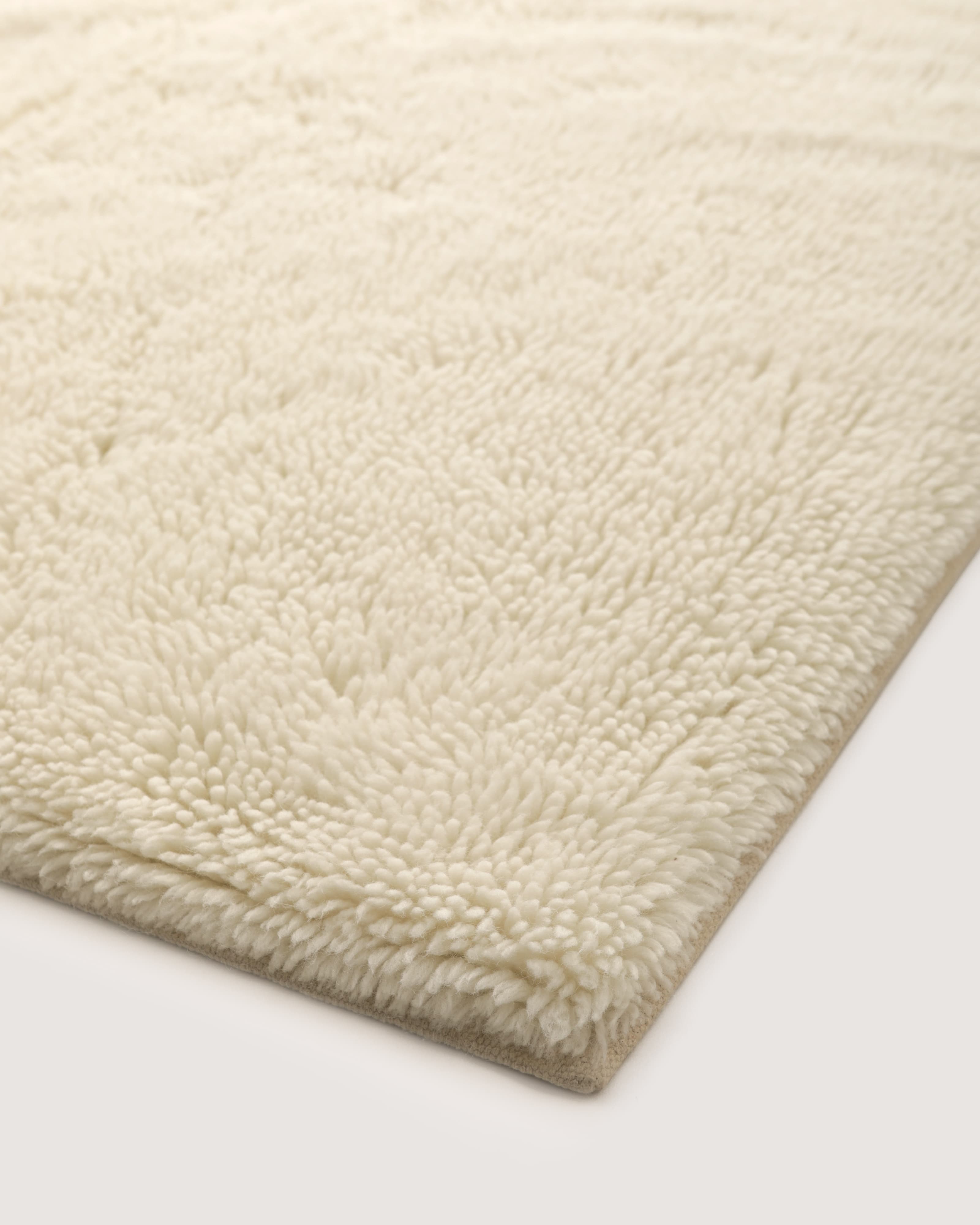 Bergius Wollteppich Offwhite 200x300