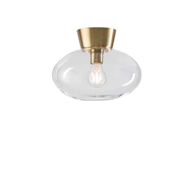 Bullo Ceiling Light Clear/Brass