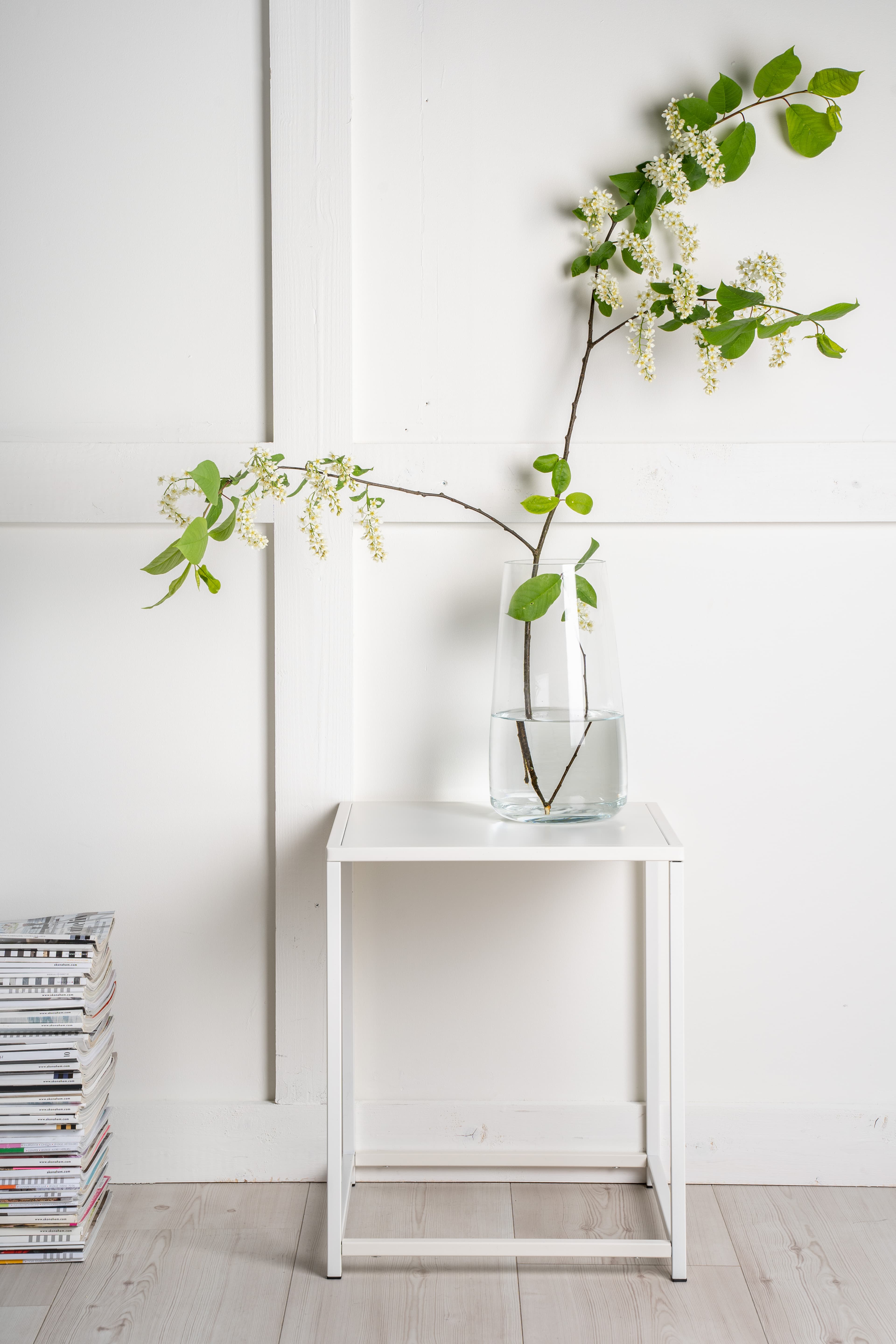 Staal Beistelltisch Weiß 46cm